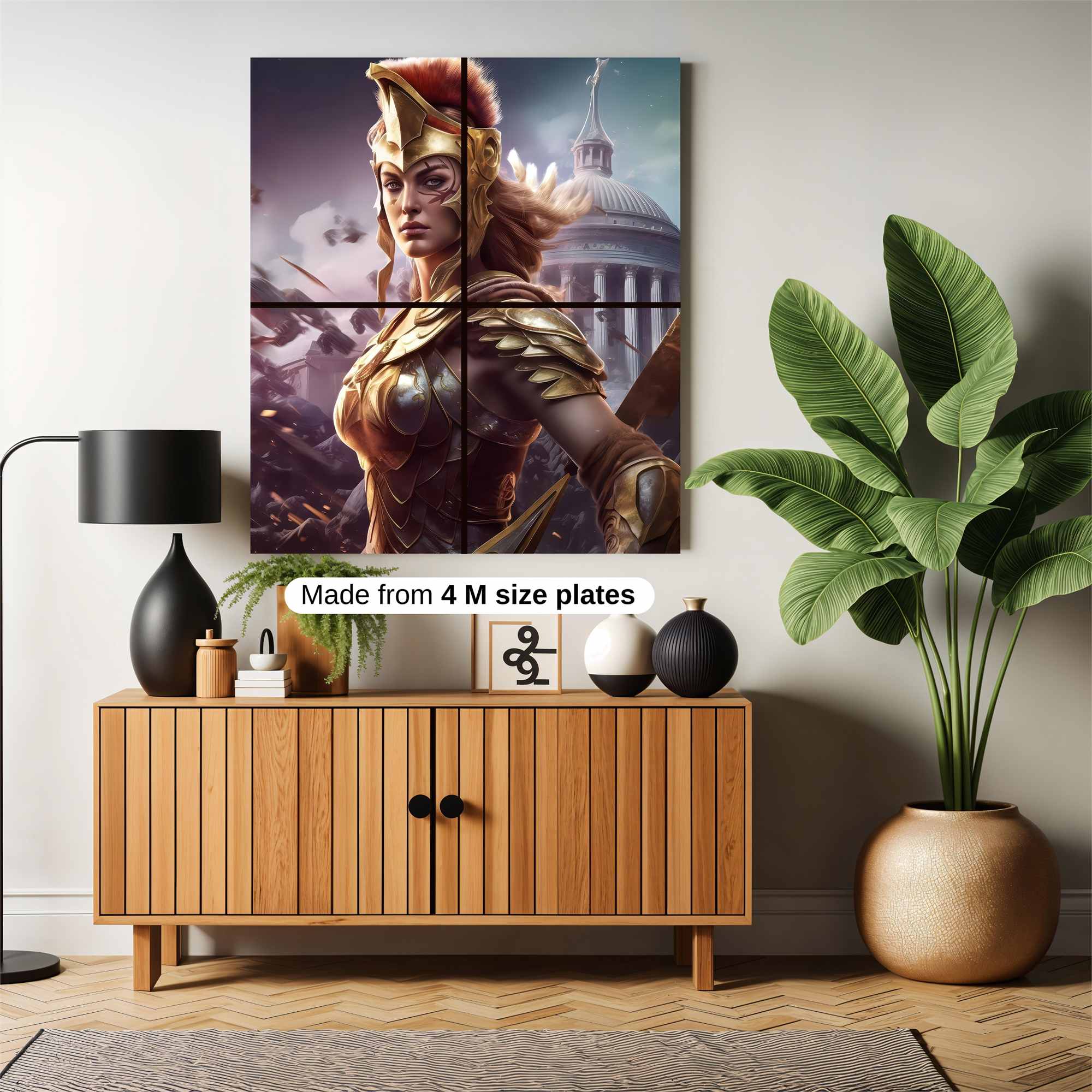 Athena Triumphant Safe Wall Magnetic / M