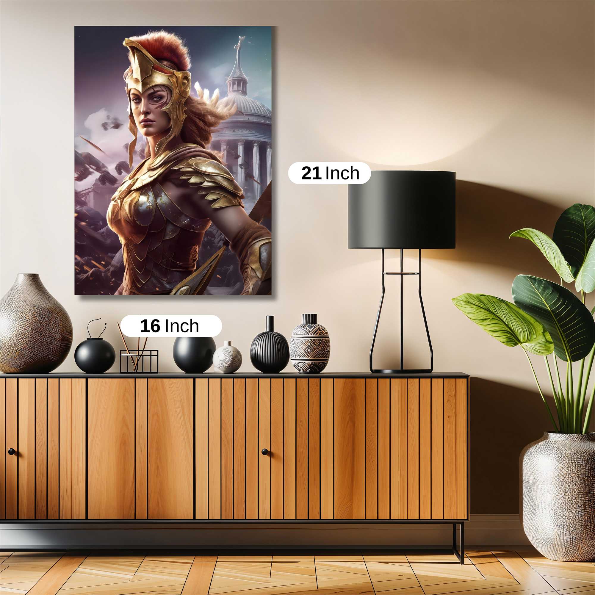 Athena Triumphant Safe Wall Magnetic / M