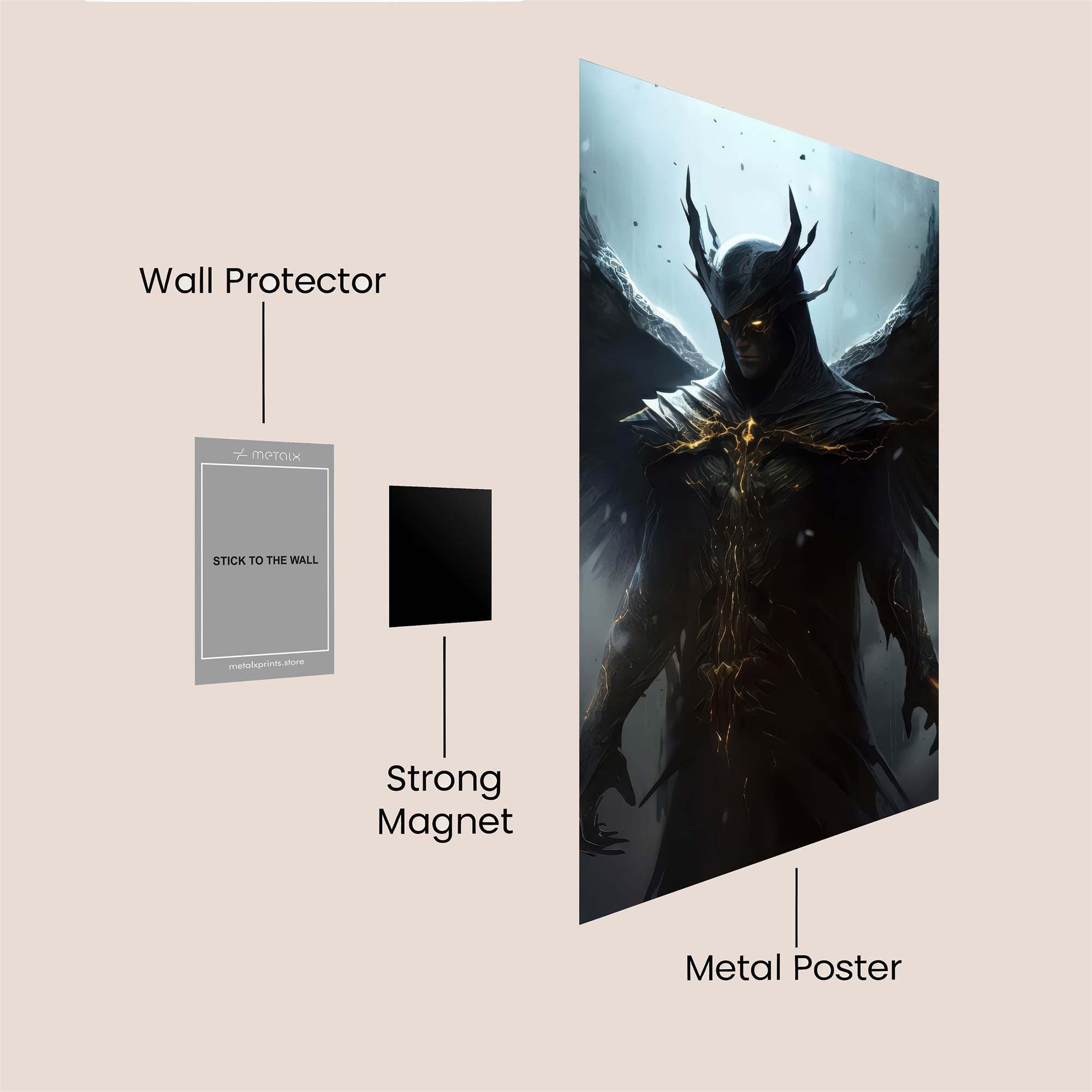 DarkAngel Safe Wall Magnetic / M