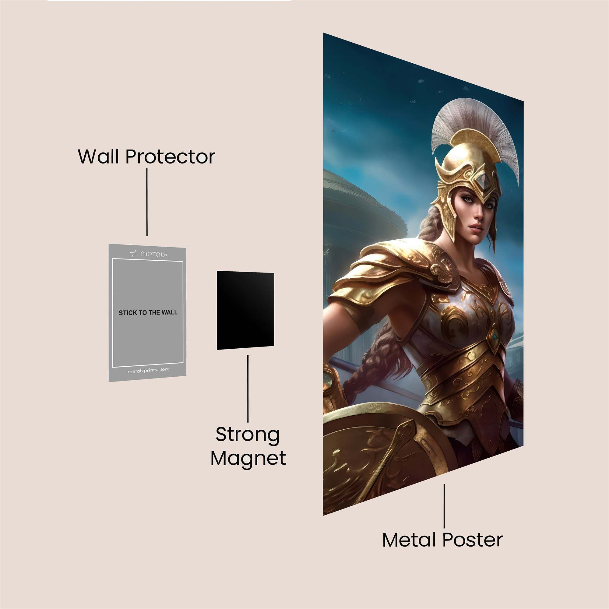 Athena Majestic Safe Wall Magnetic / M