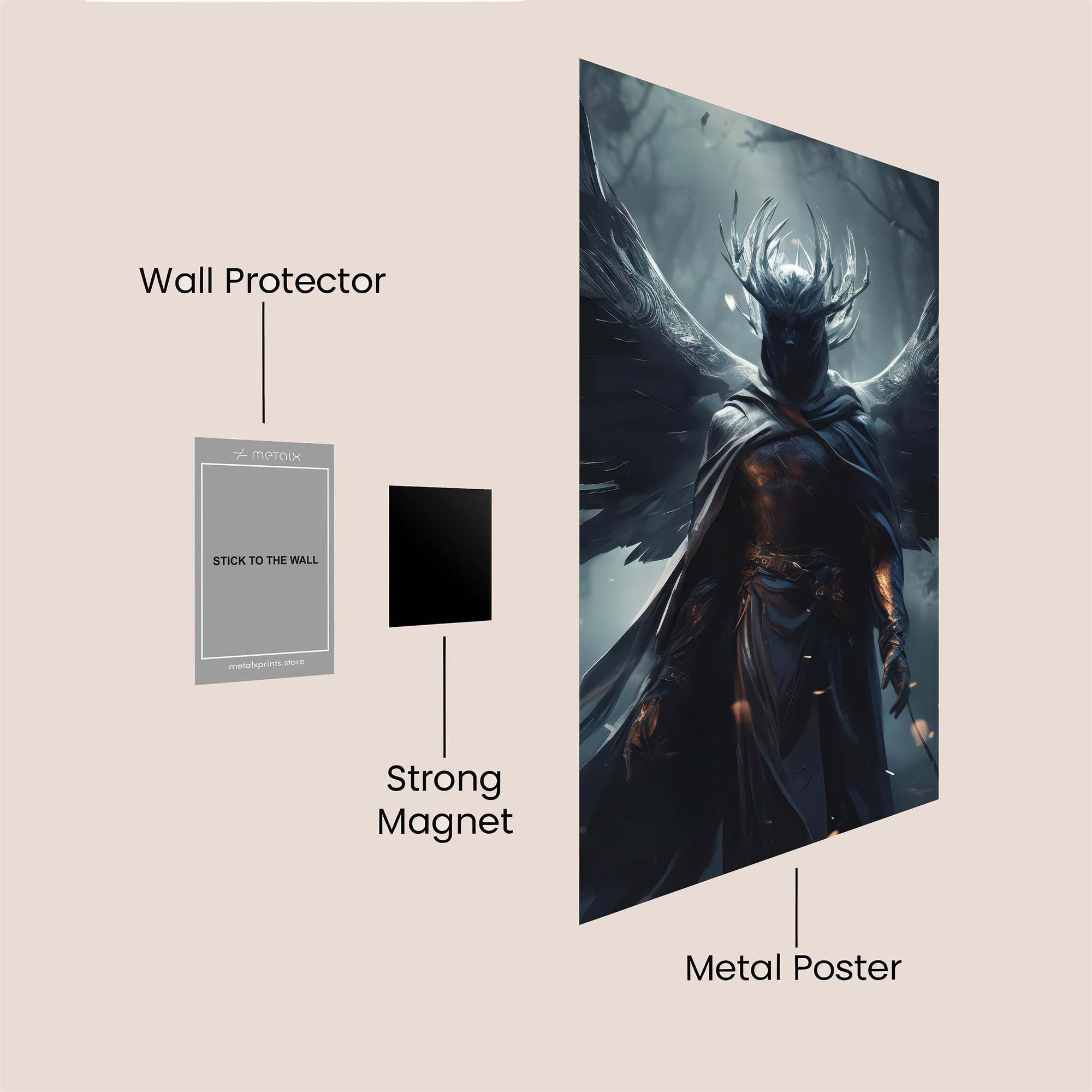 Forest Sentinel Safe Wall Magnetic / M