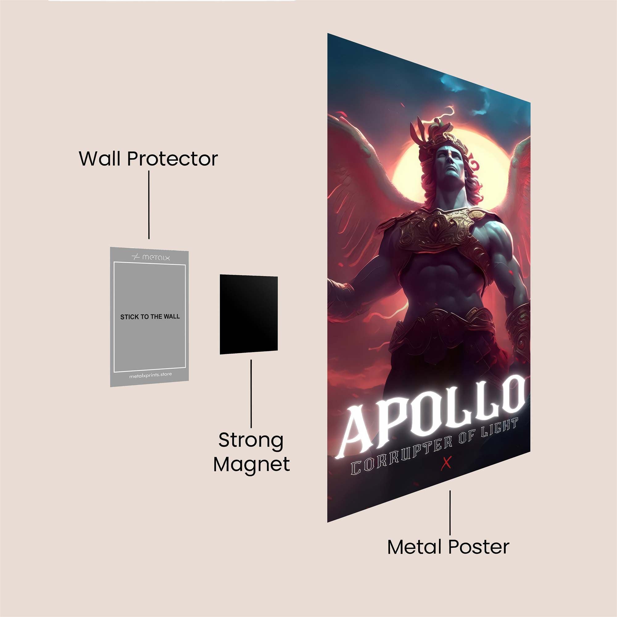 Archangel Serene Safe Wall Magnetic / M