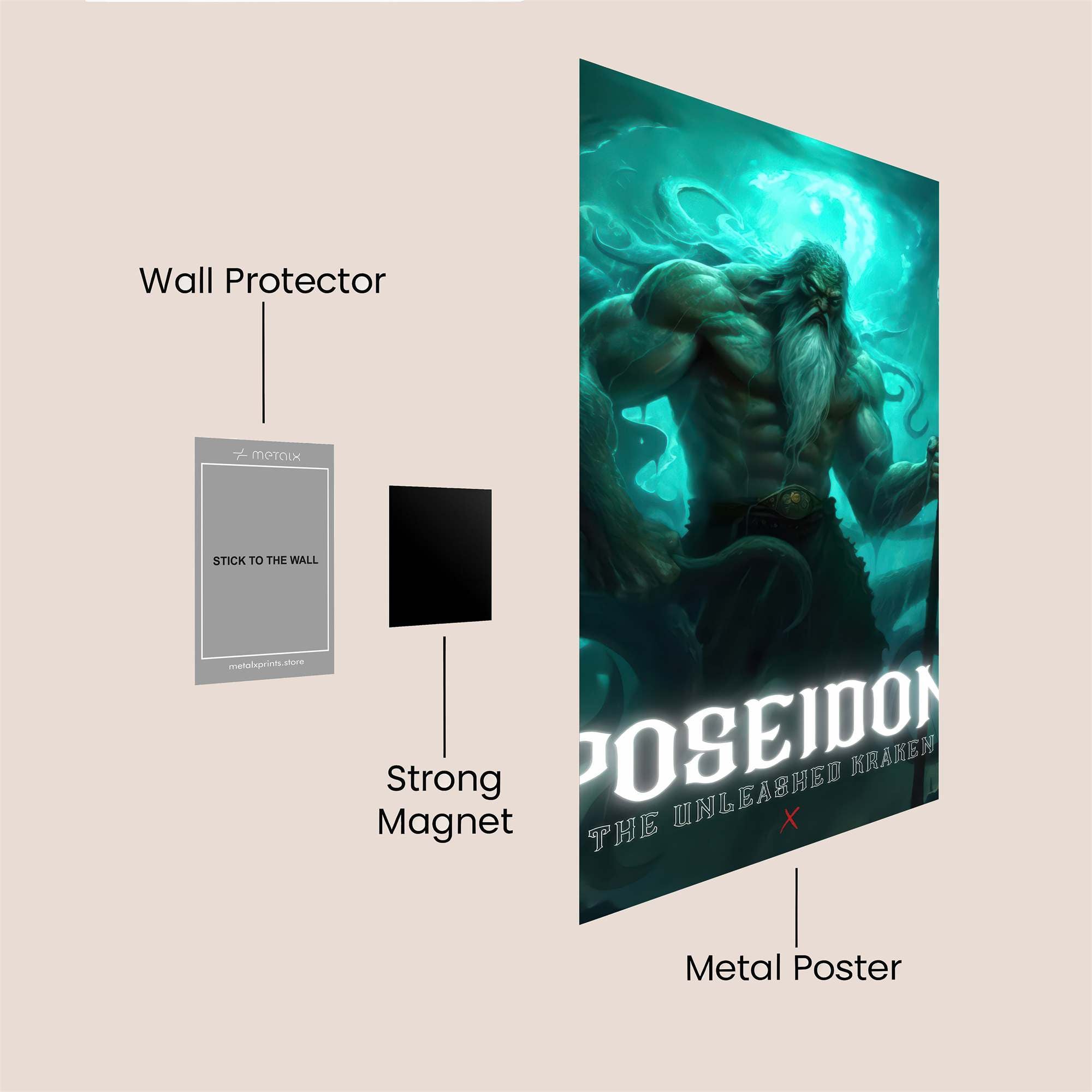 Assassin's Menace Safe Wall Magnetic / M