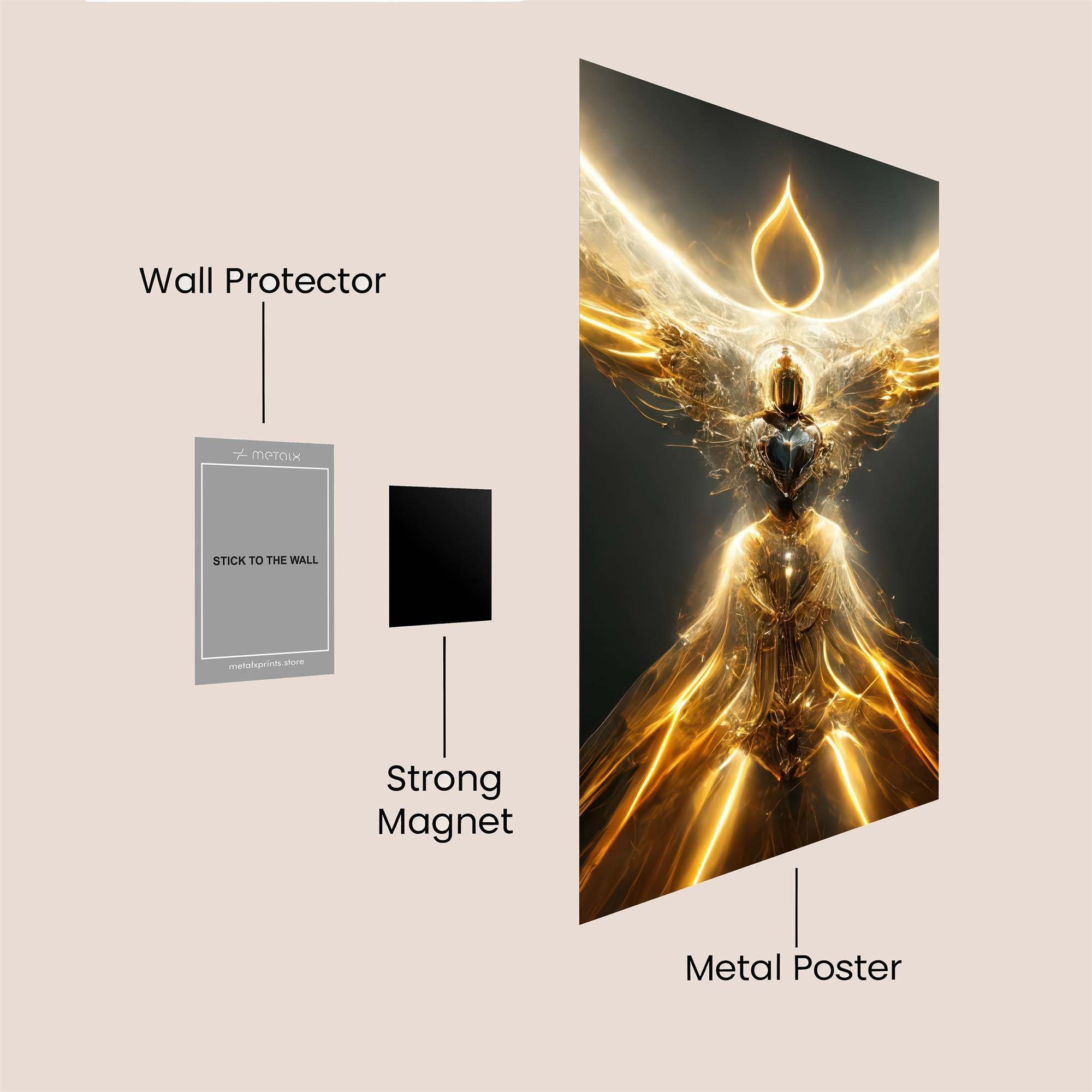 Angel Radiant Safe Wall Magnetic / M