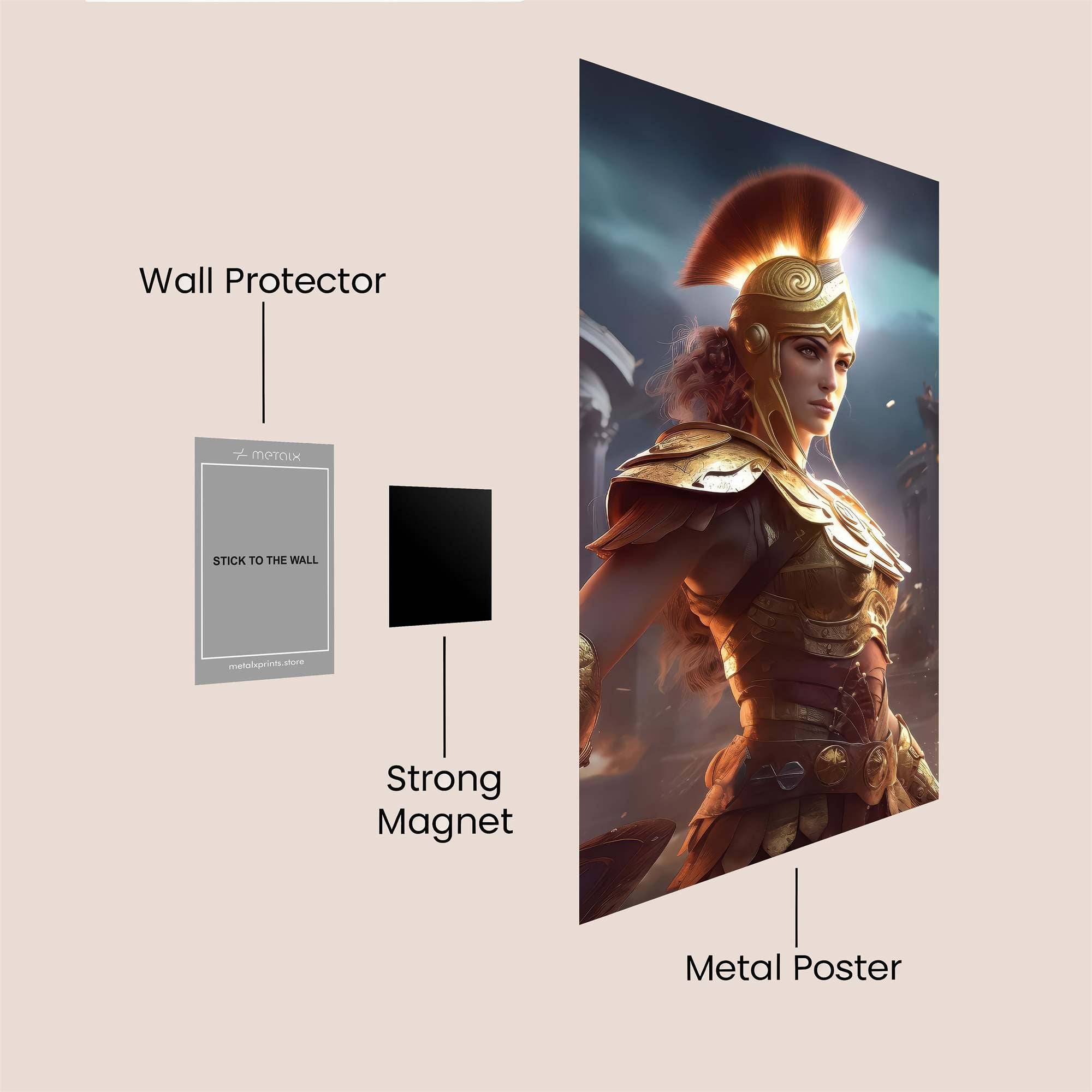 Athena Resolute Safe Wall Magnetic / M