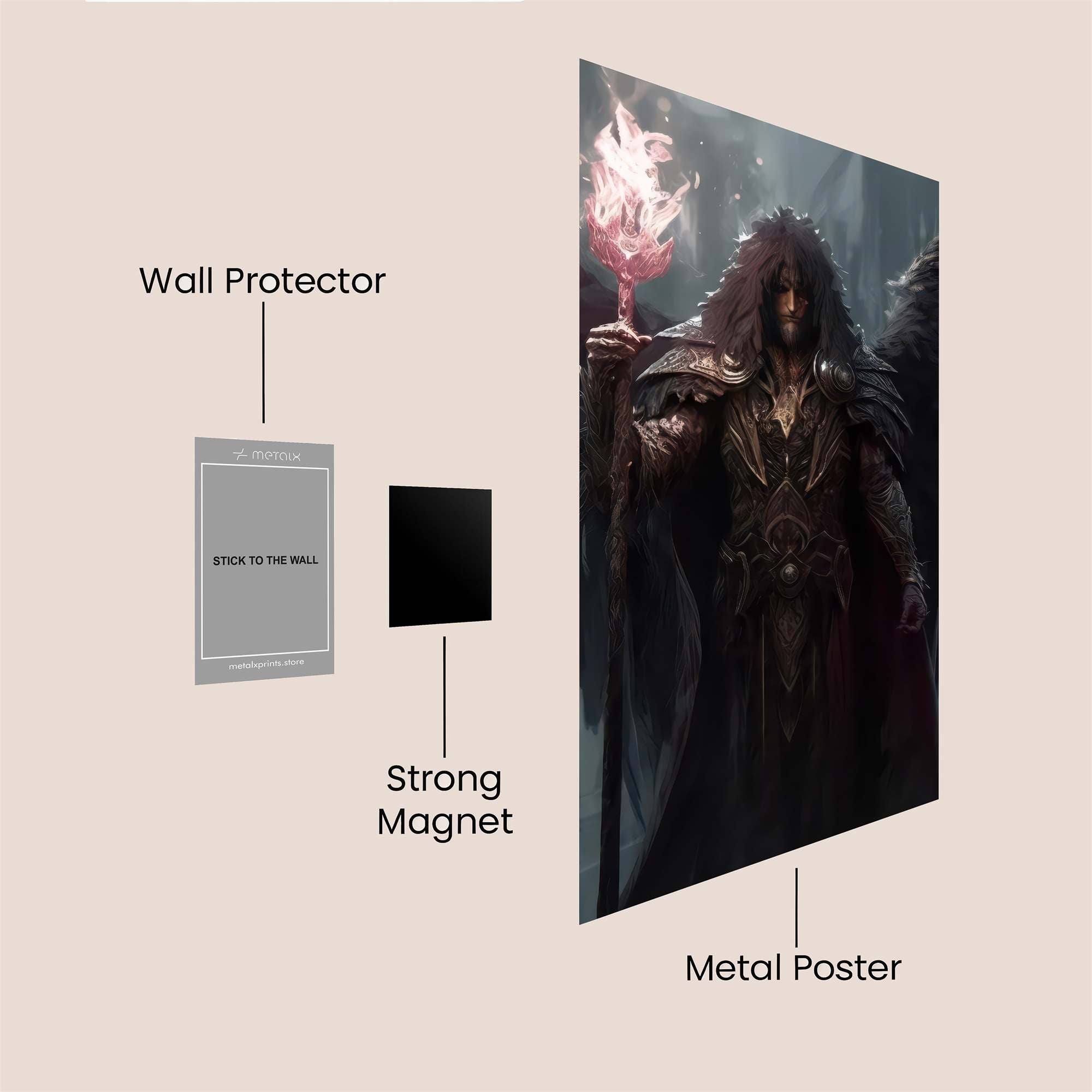 Dark Sovereign Safe Wall Magnetic / M