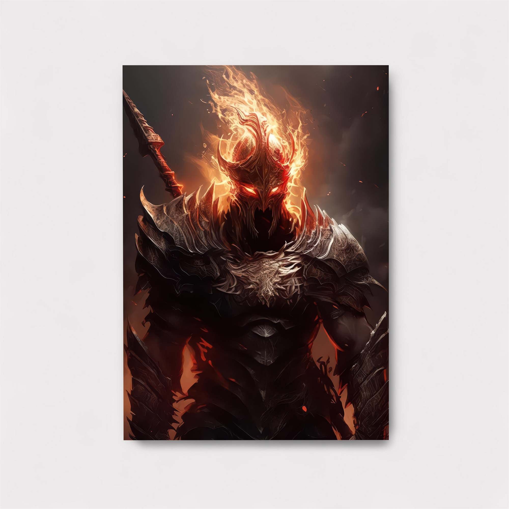 Flame Warrior Safe Wall Magnetic / M