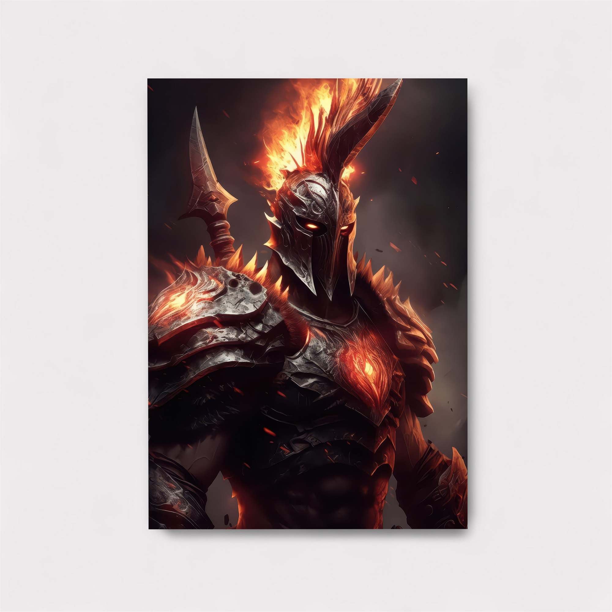 Flaming Sentinel Safe Wall Magnetic / M