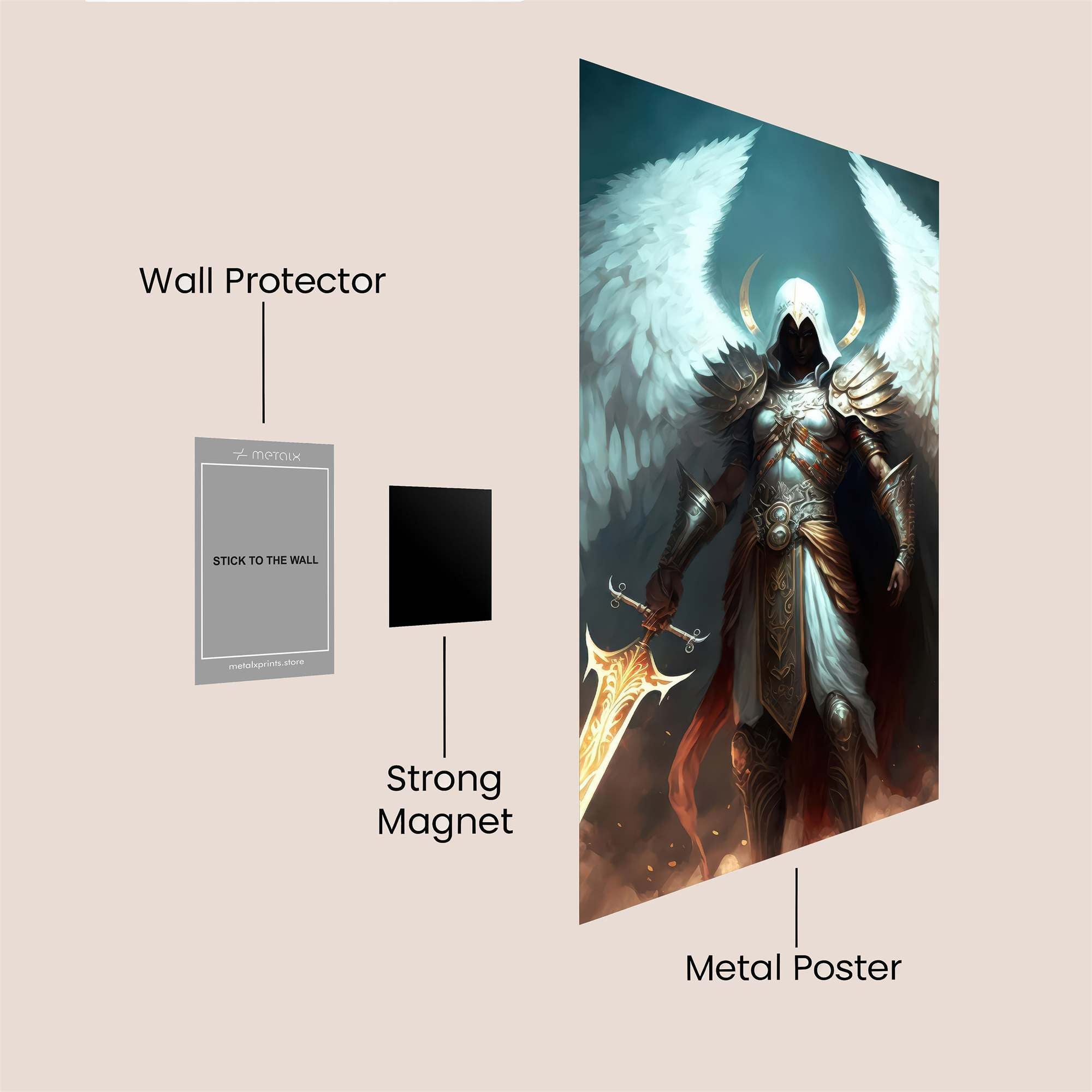 Angel Valor Safe Wall Magnetic / M