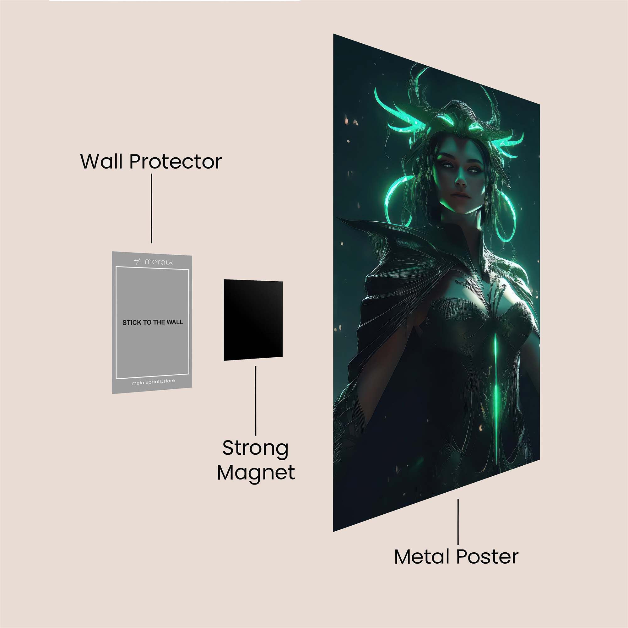 Forest Enchantress Safe Wall Magnetic / M