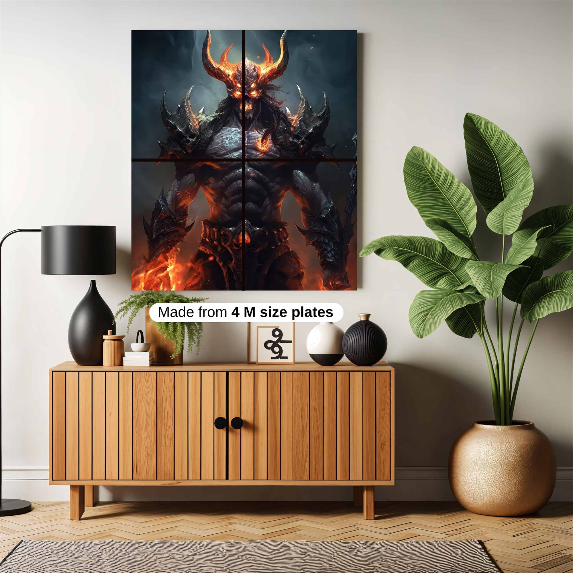 Demon Wrath Safe Wall Magnetic / M