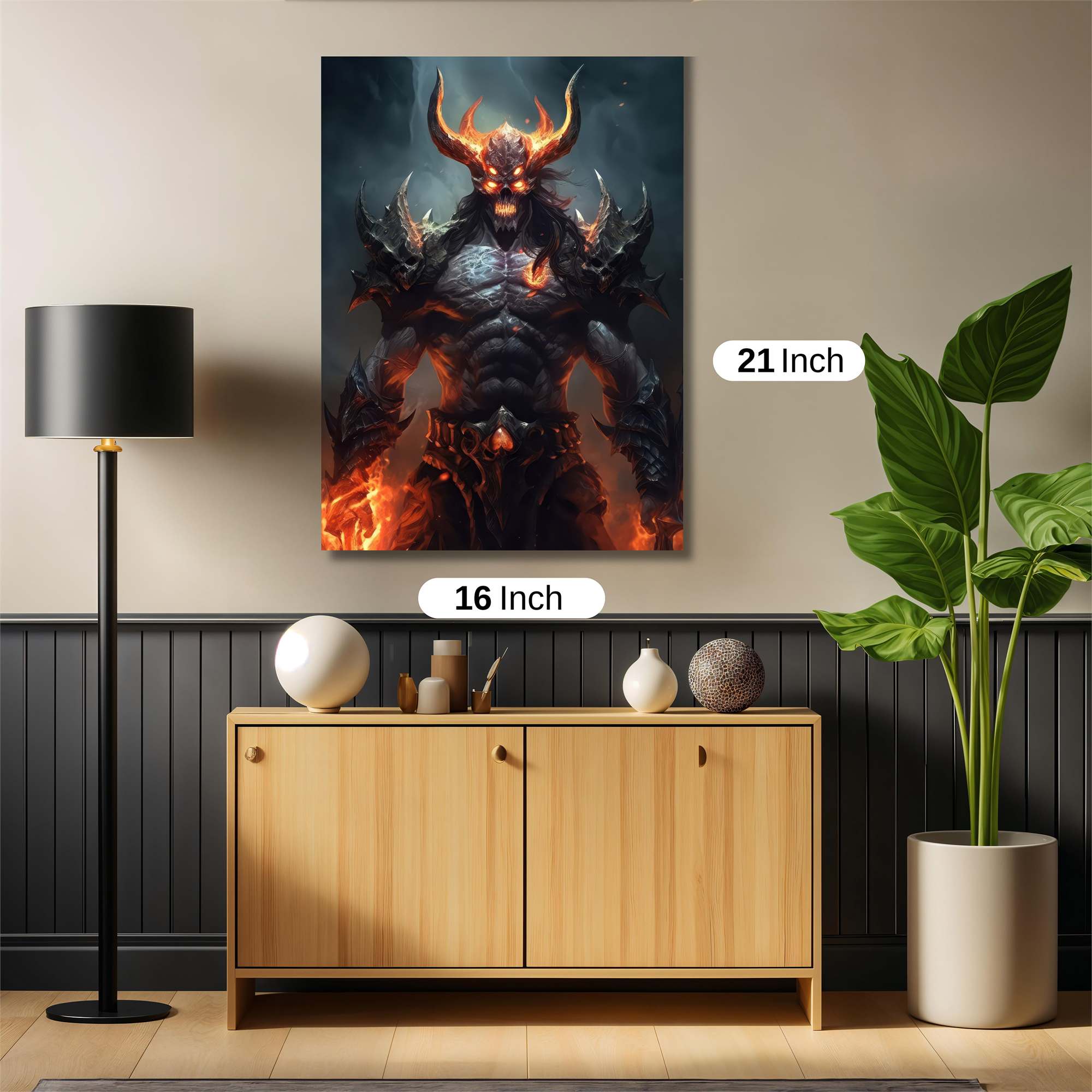 Demon Wrath Safe Wall Magnetic / M