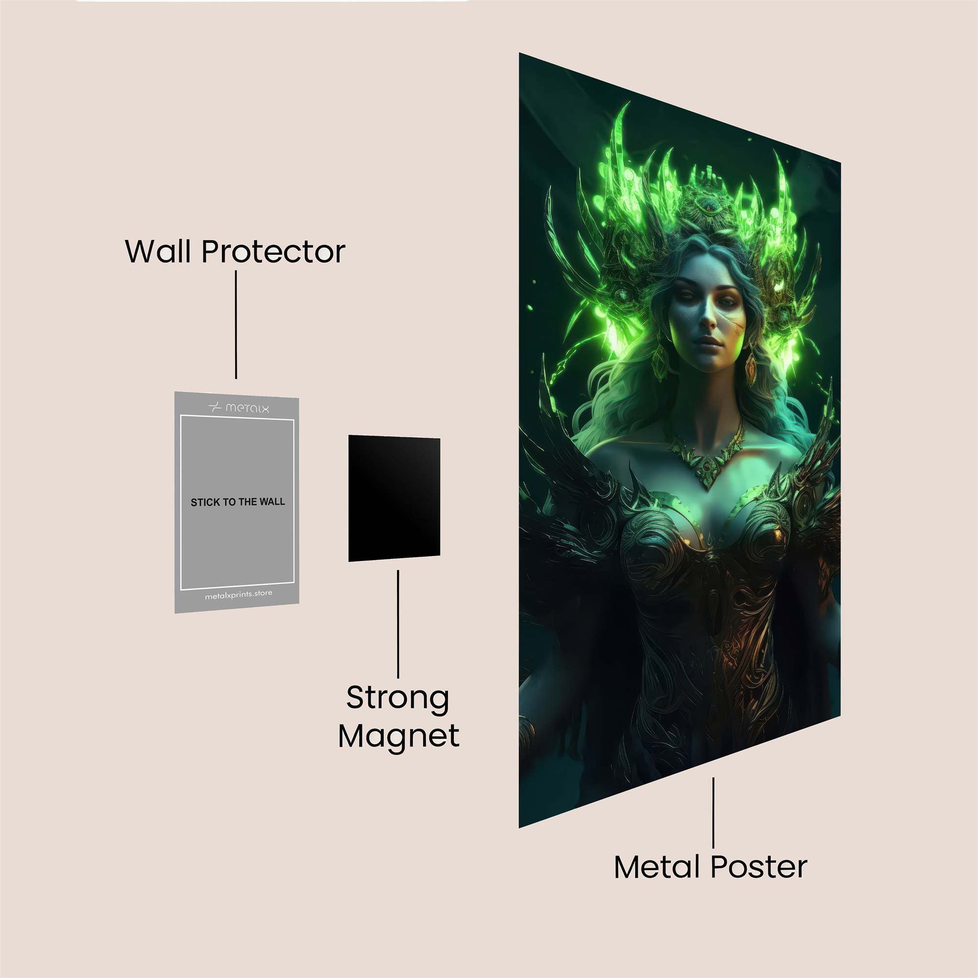 Nature's Wrath Safe Wall Magnetic / M