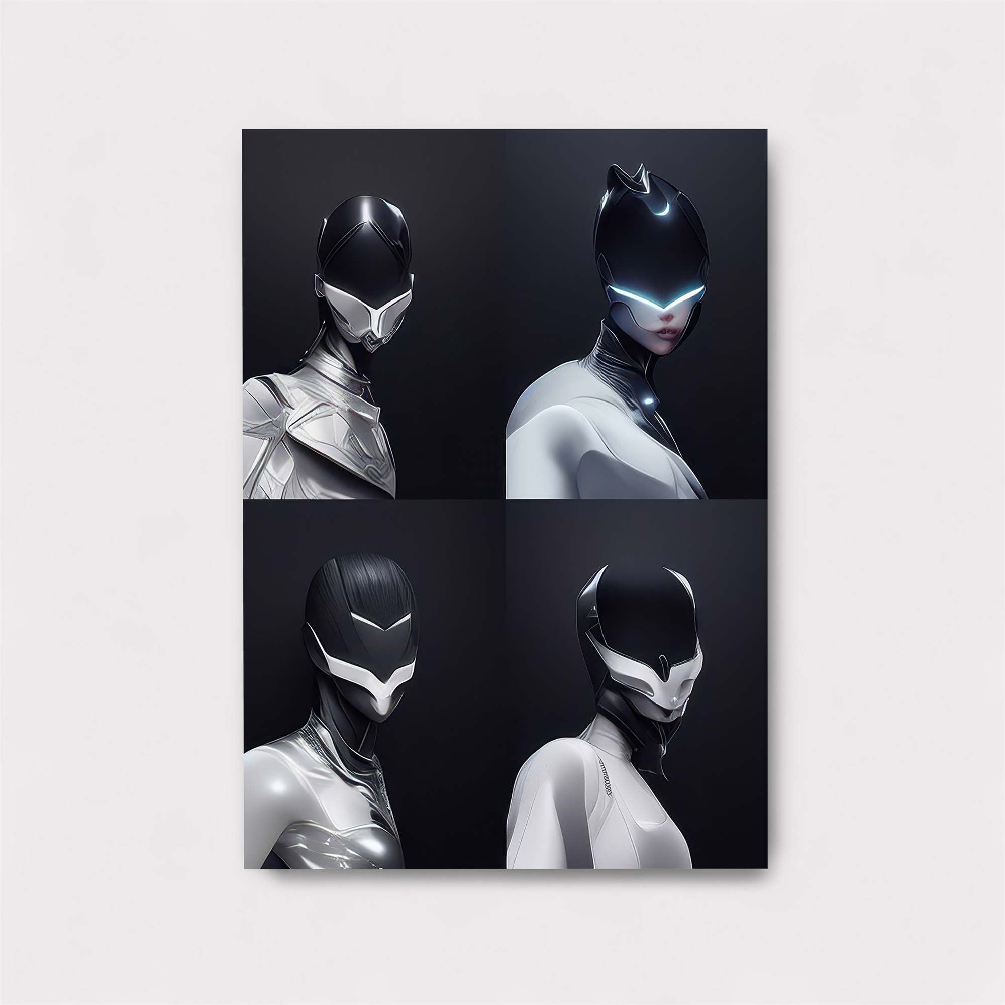 Futuristic Elegance Safe Wall Magnetic / M