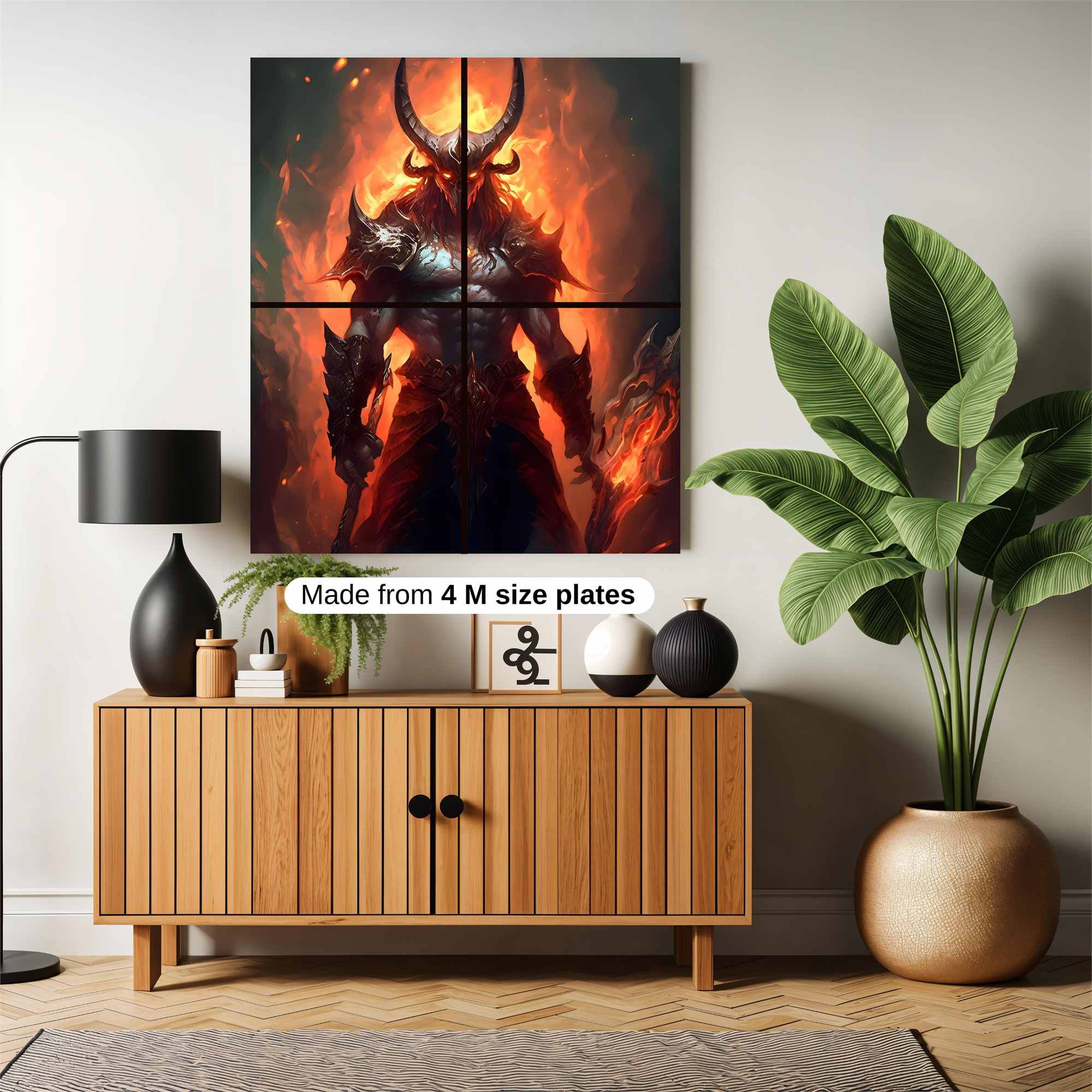 Demon Blaze Safe Wall Magnetic / M