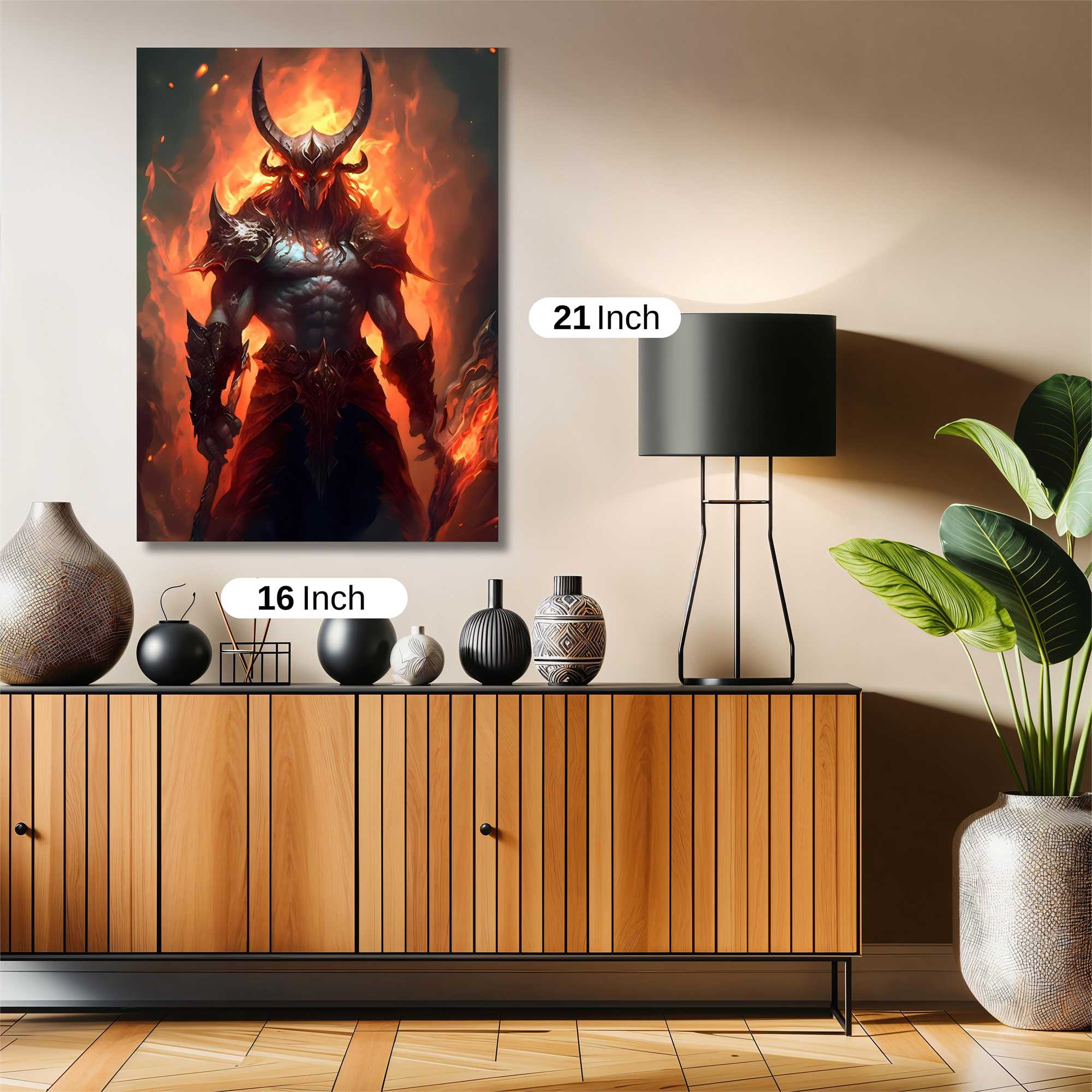 Demon Blaze Safe Wall Magnetic / M