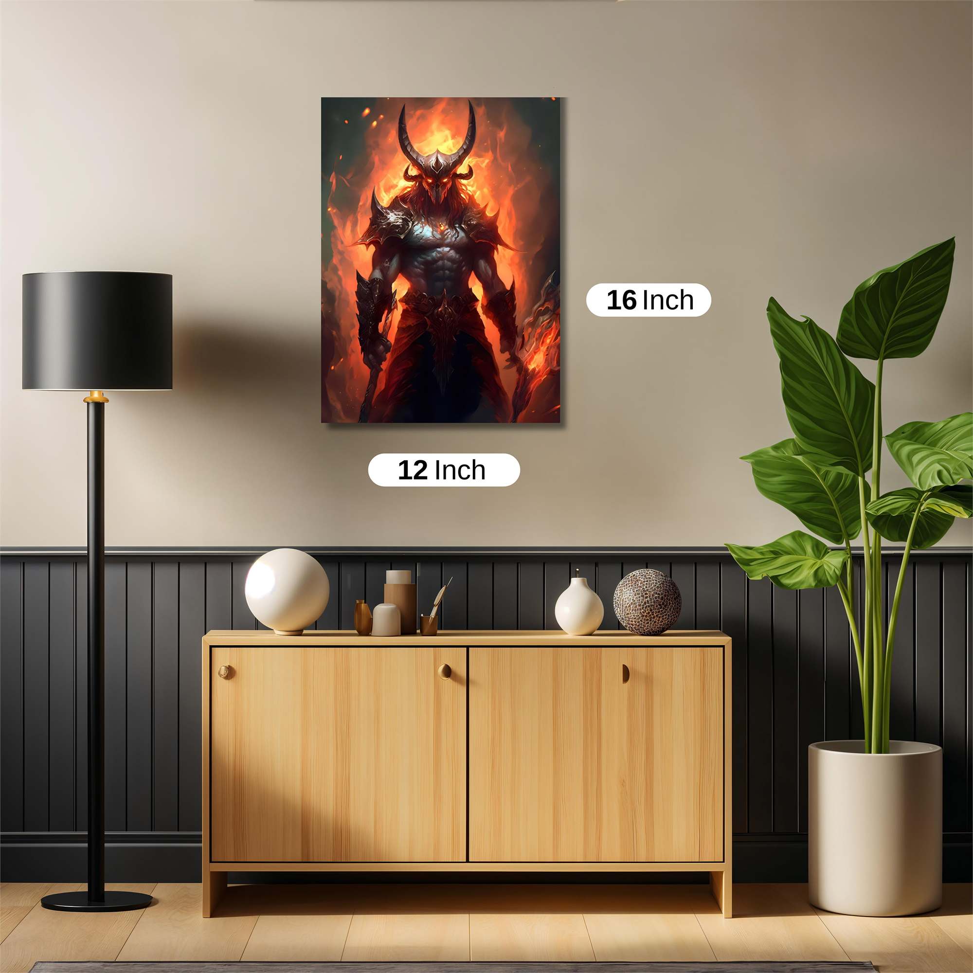 Demon Blaze Safe Wall Magnetic / M