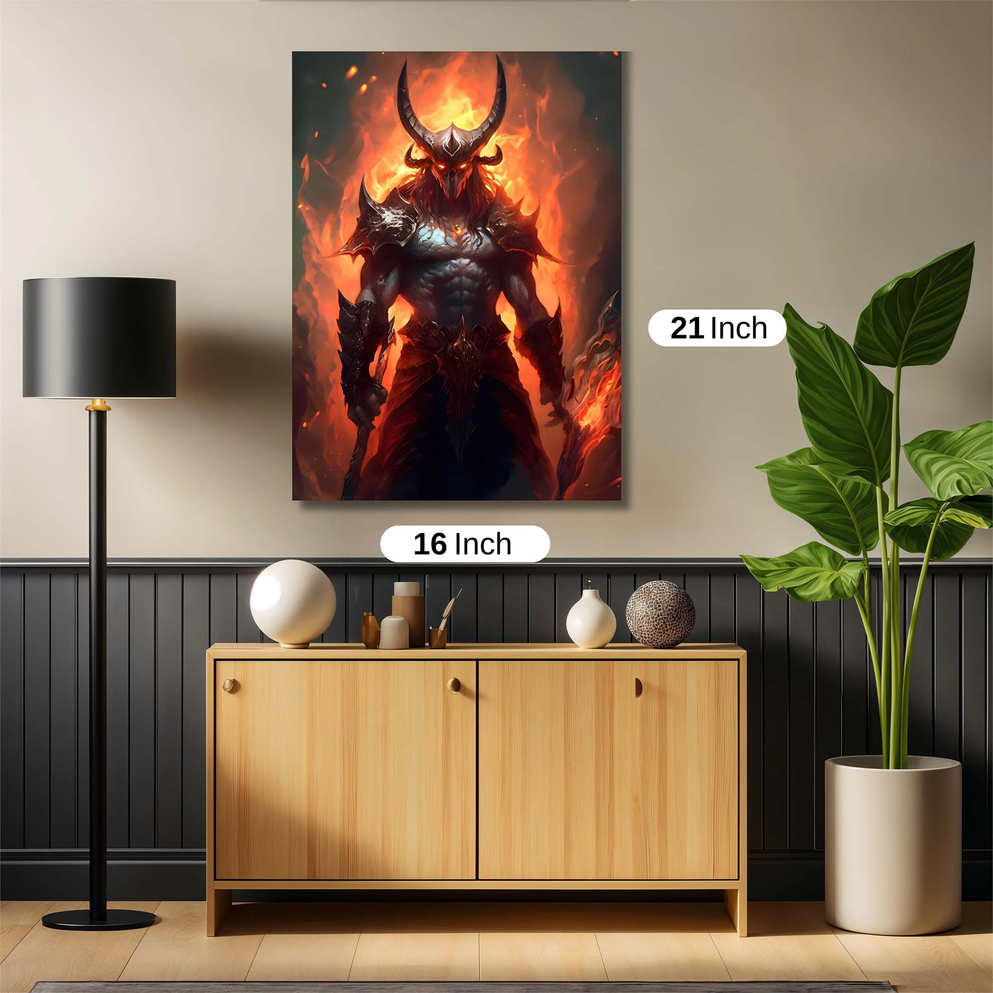Demon Blaze Safe Wall Magnetic / M