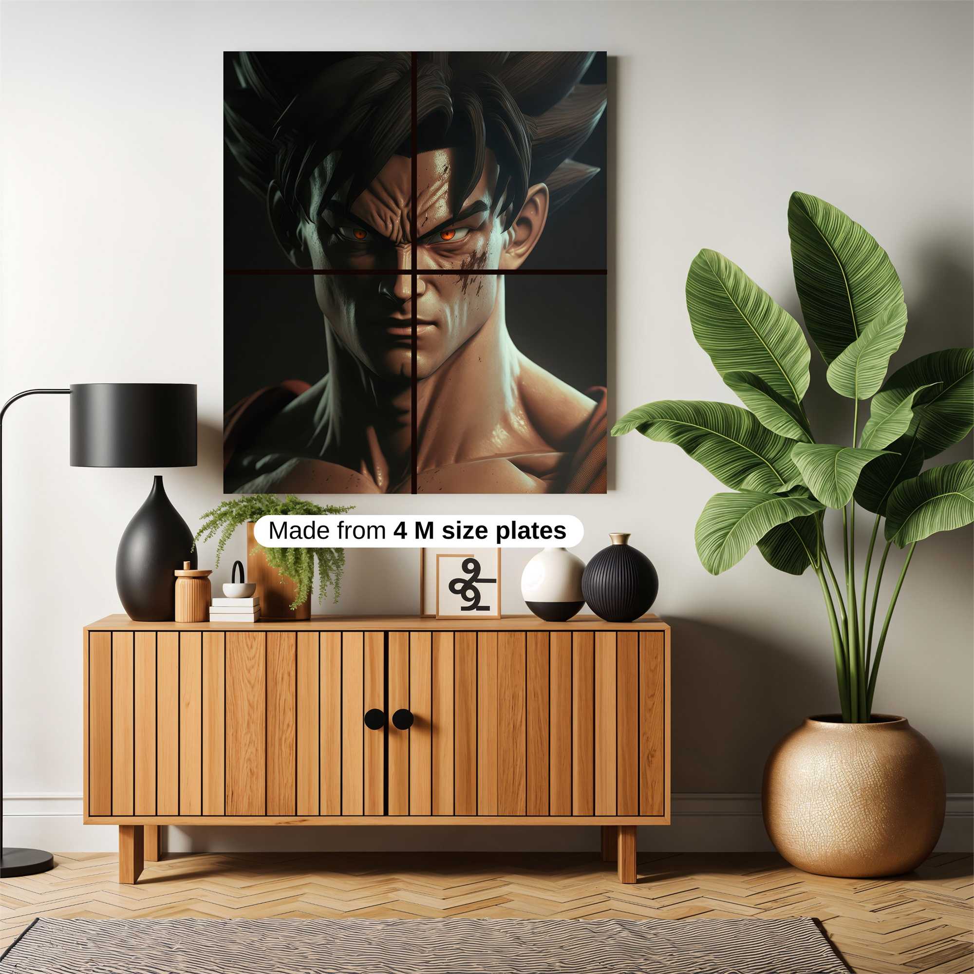 Goku Ferocious Safe Wall Magnetic / M