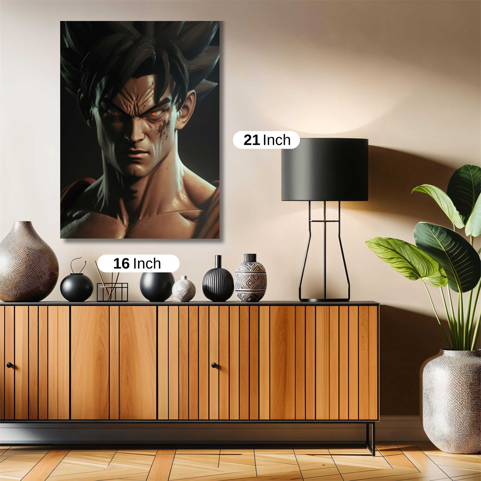 Goku Ferocious Safe Wall Magnetic / M