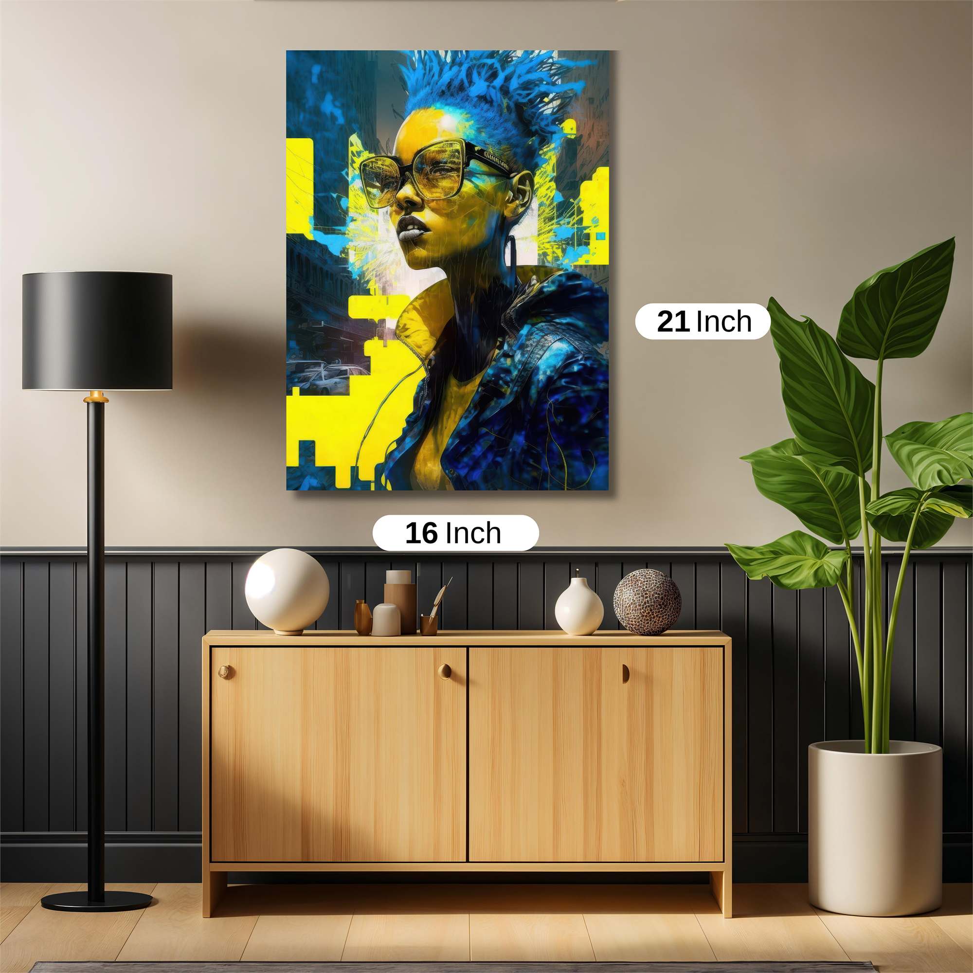 Cyberpunk Vibe Safe Wall Magnetic / M