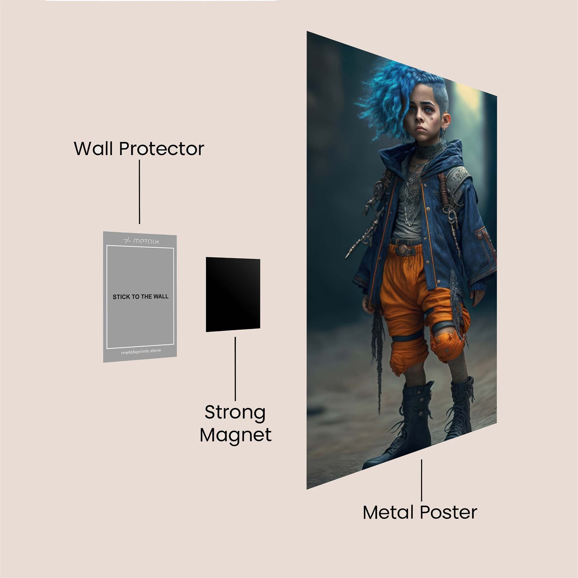 Rebel Glow Safe Wall Magnetic / M