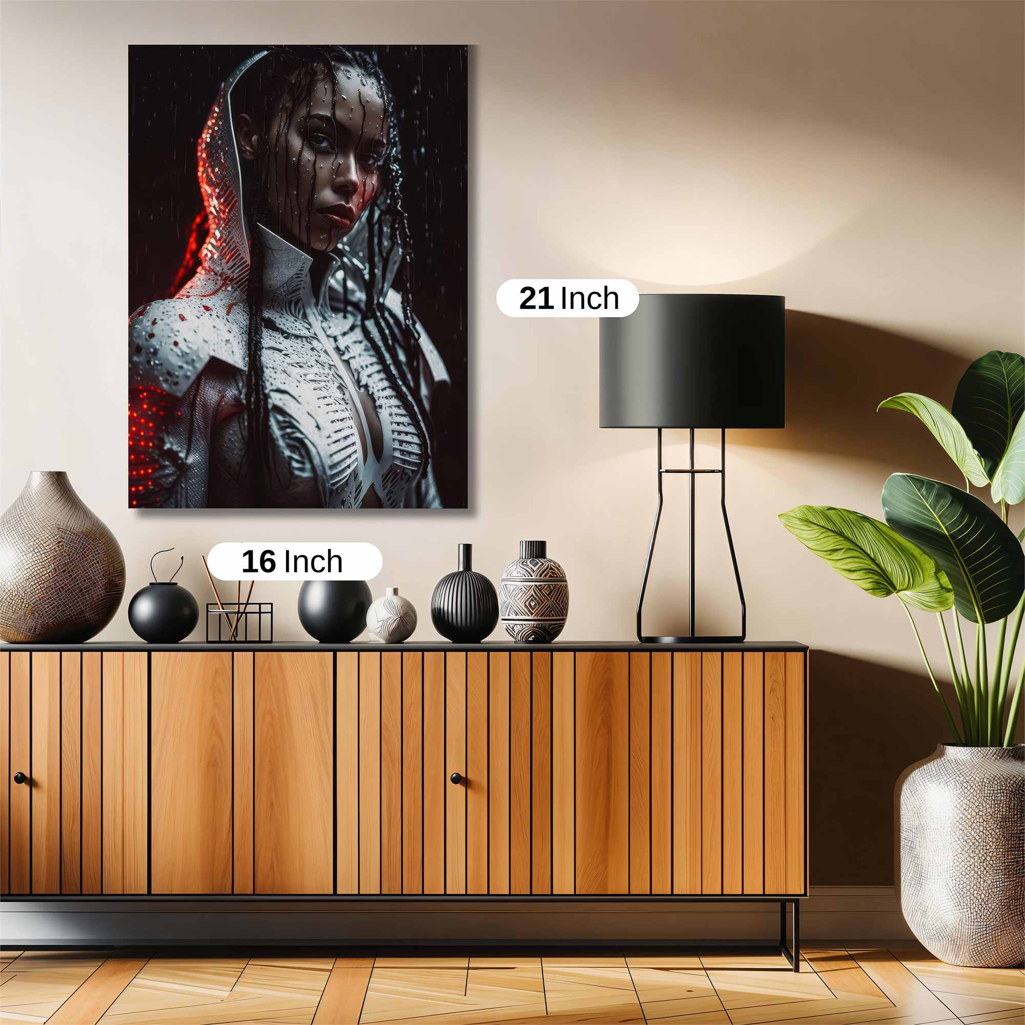 Cyberpunk Elegance Safe Wall Magnetic / M