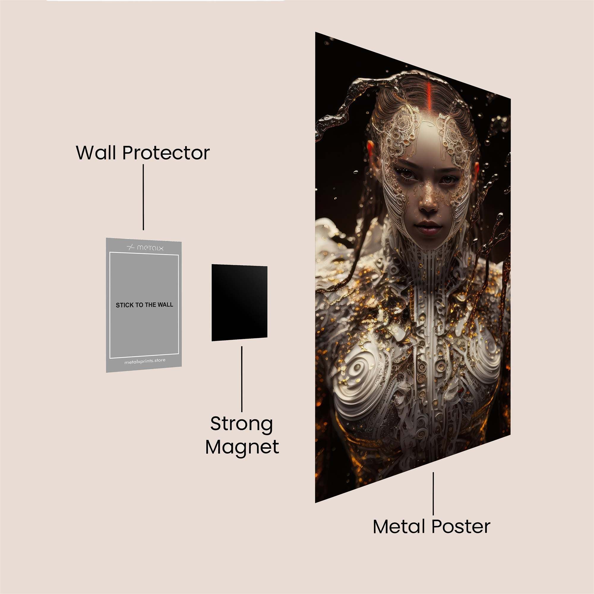 Alien Elegance Safe Wall Magnetic / M