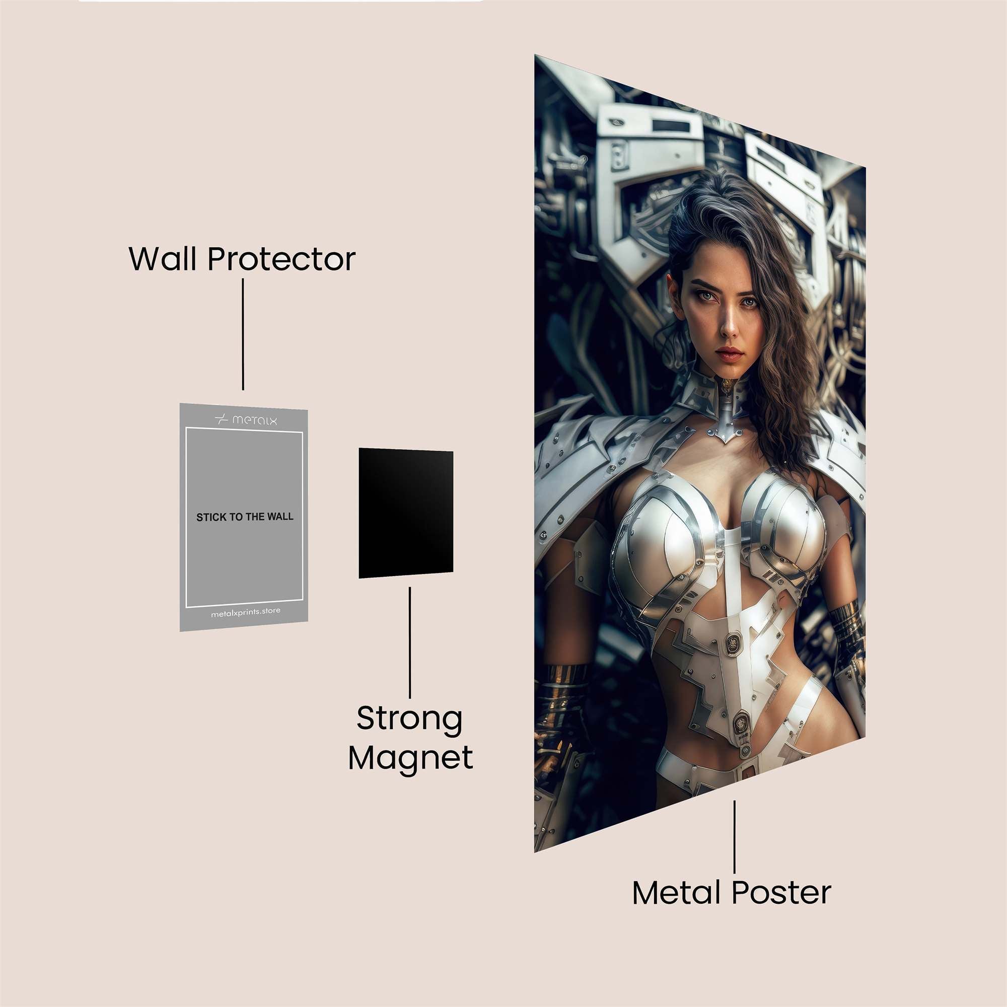 Cyber Empress Safe Wall Magnetic / M