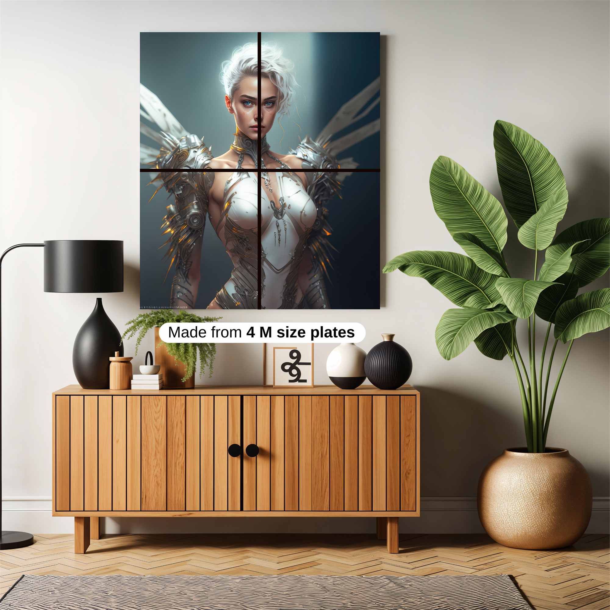 Angel Warrior Safe Wall Magnetic / M