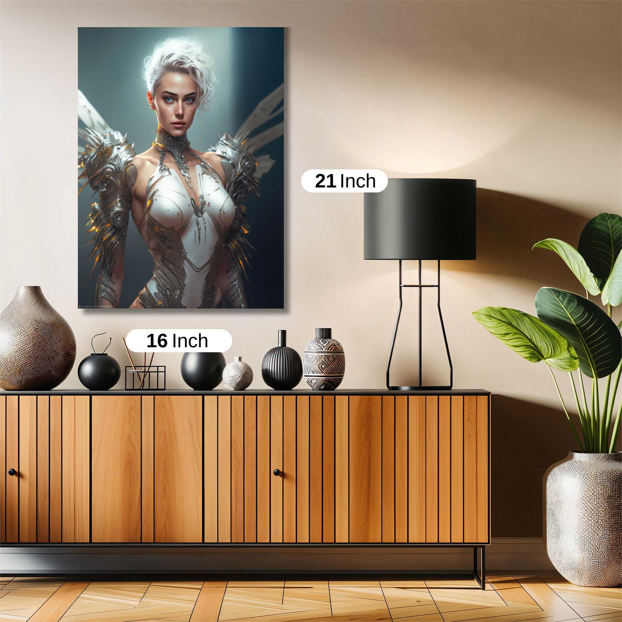 Angel Warrior Safe Wall Magnetic / M