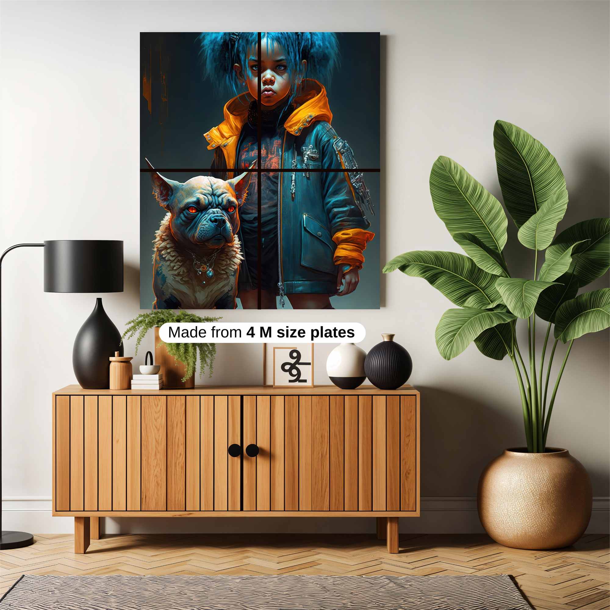 Cyberpunk Whimsy Safe Wall Magnetic / M