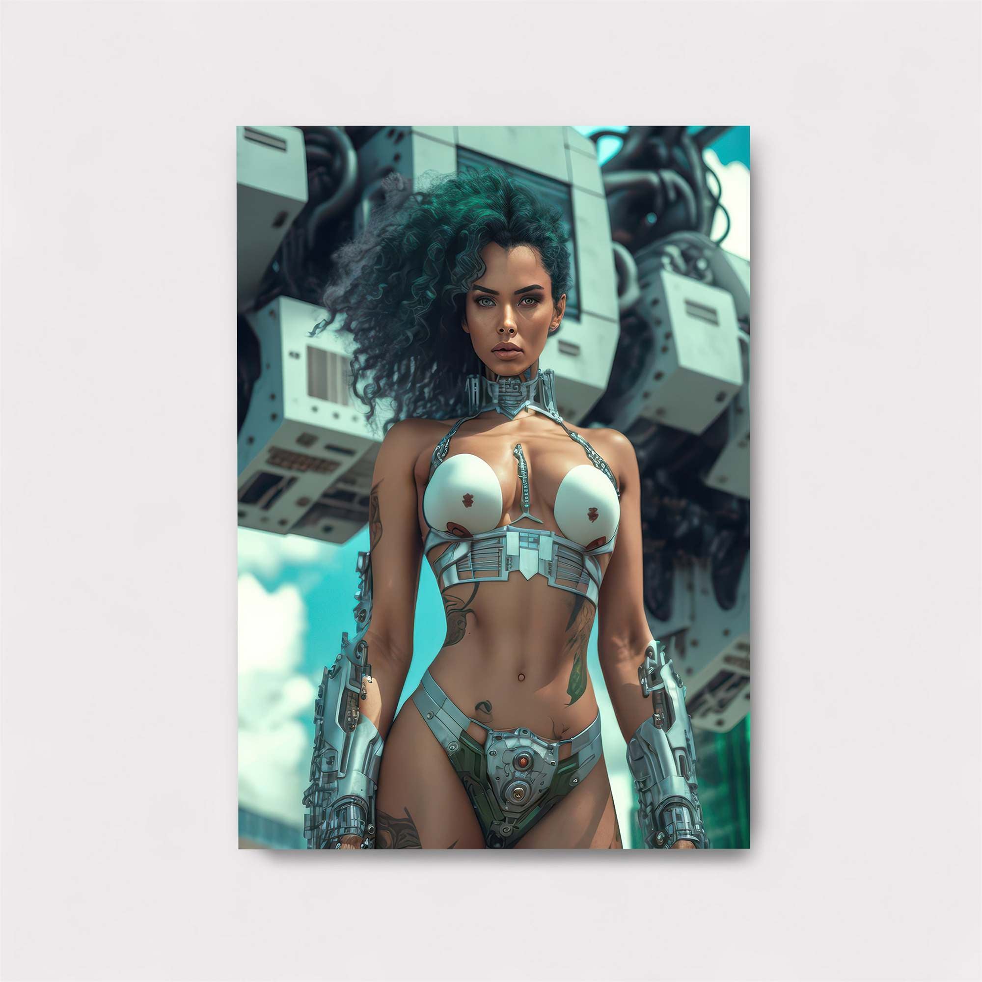 Cyber Seductress Safe Wall Magnetic / M