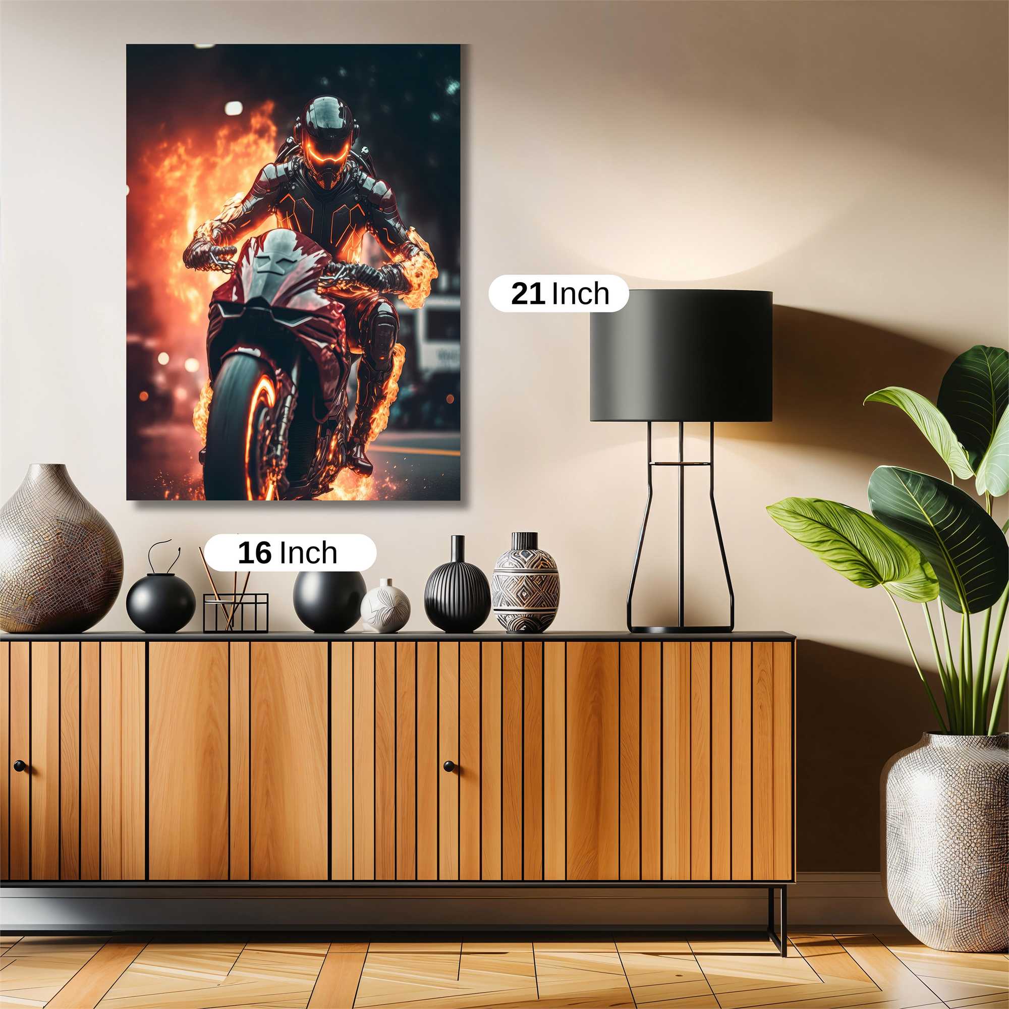 Flame Rider Safe Wall Magnetic / M