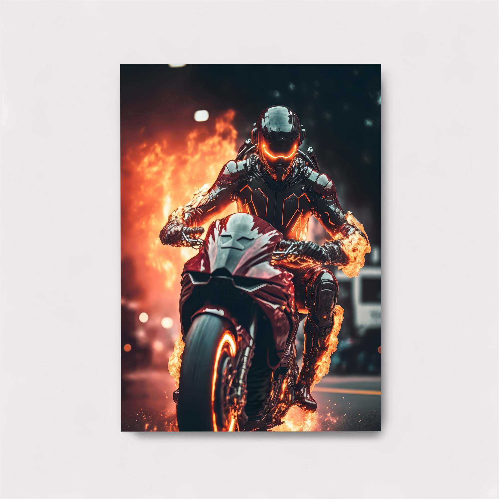 Flame Rider Safe Wall Magnetic / M