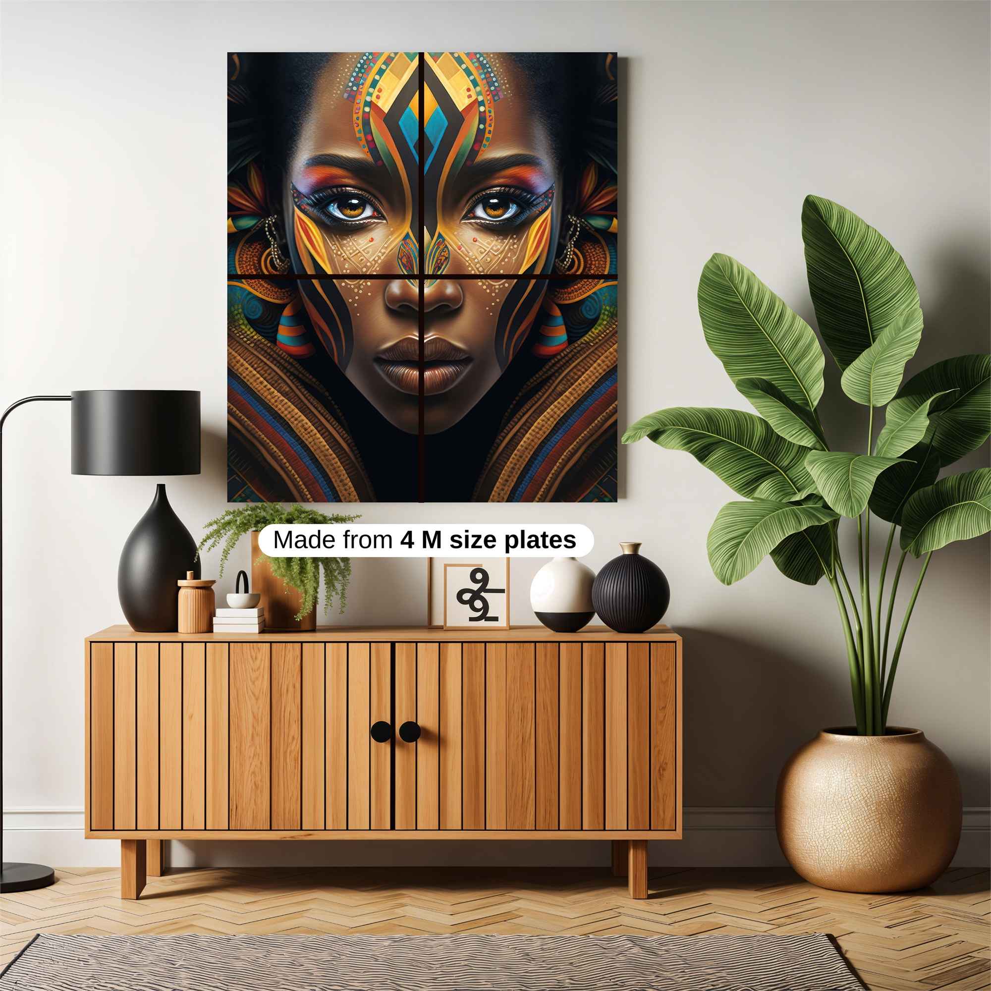 Afro Vibrance Safe Wall Magnetic / M