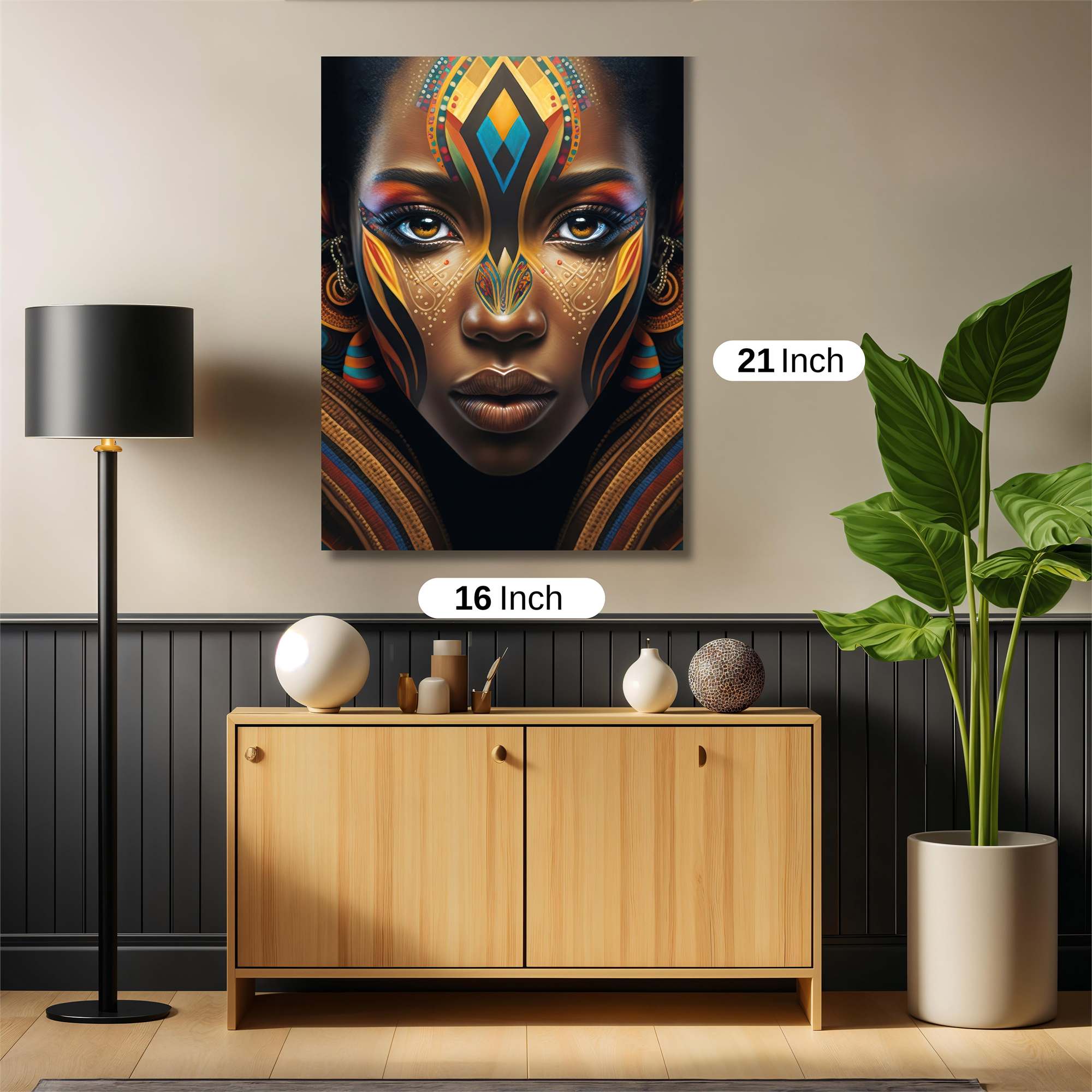 Afro Vibrance Safe Wall Magnetic / M