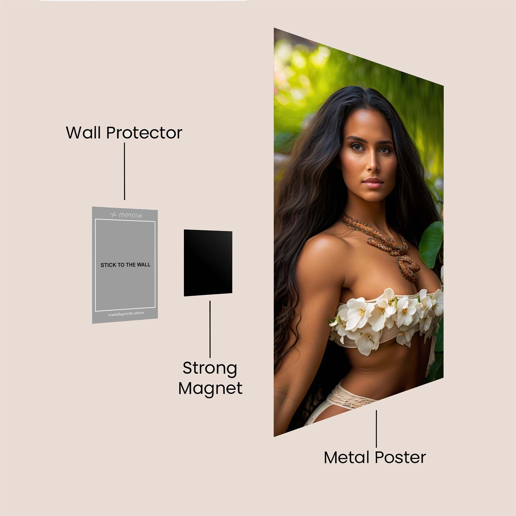 Jungle Serenity Safe Wall Magnetic / M