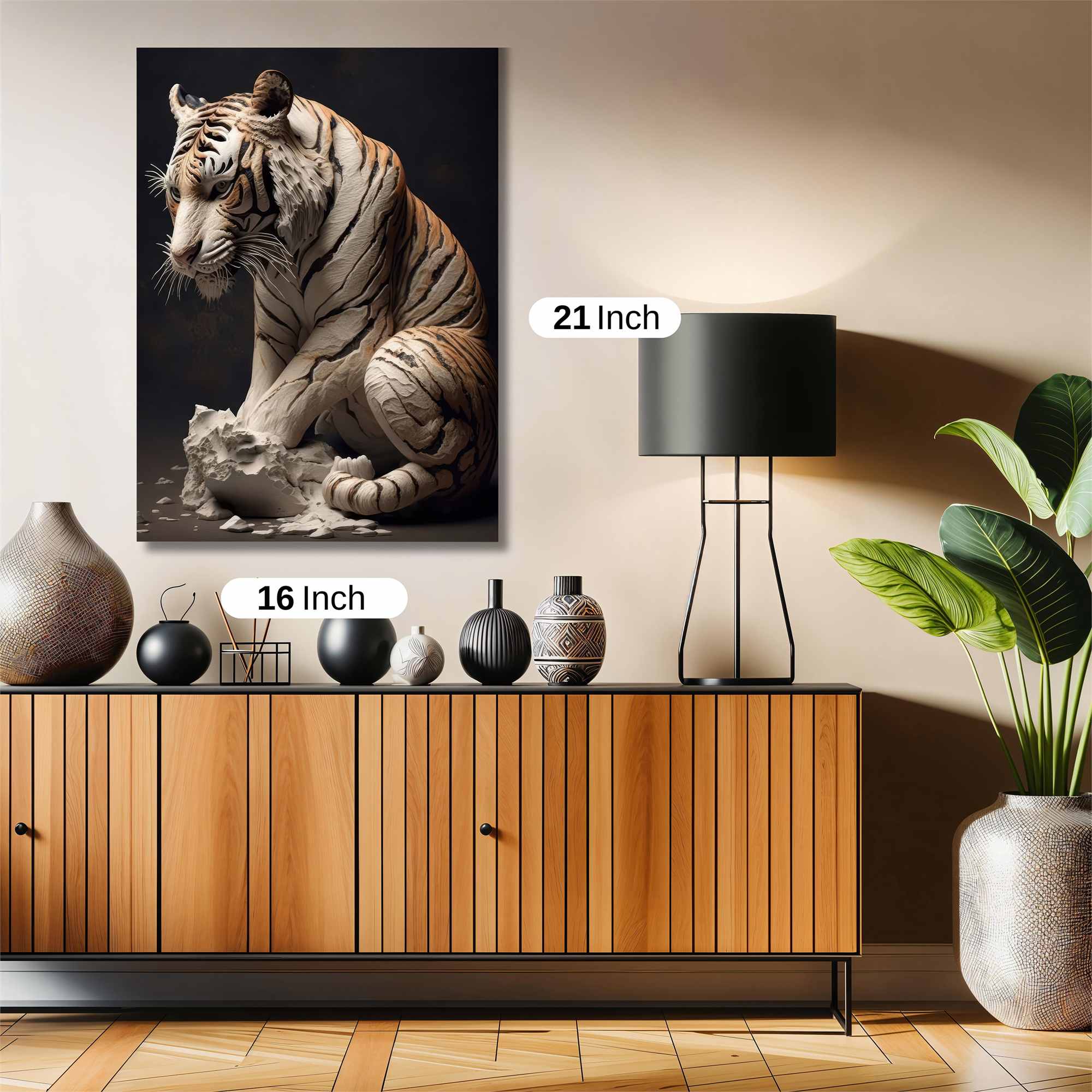 Tiger Melancholy Safe Wall Magnetic / M