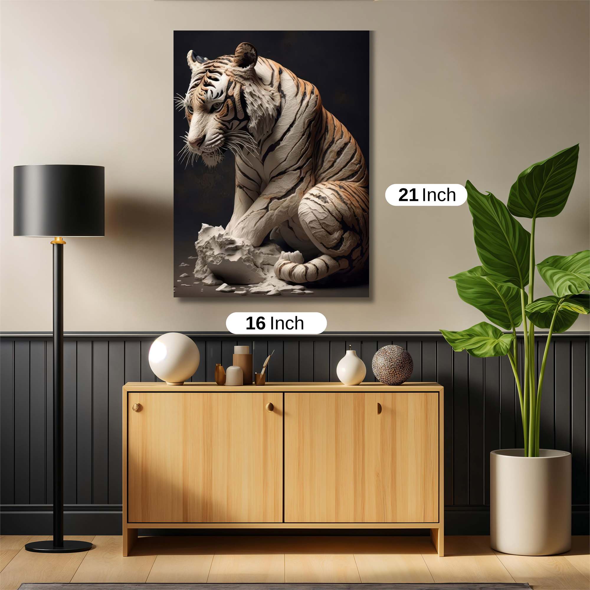 Tiger Melancholy Safe Wall Magnetic / M