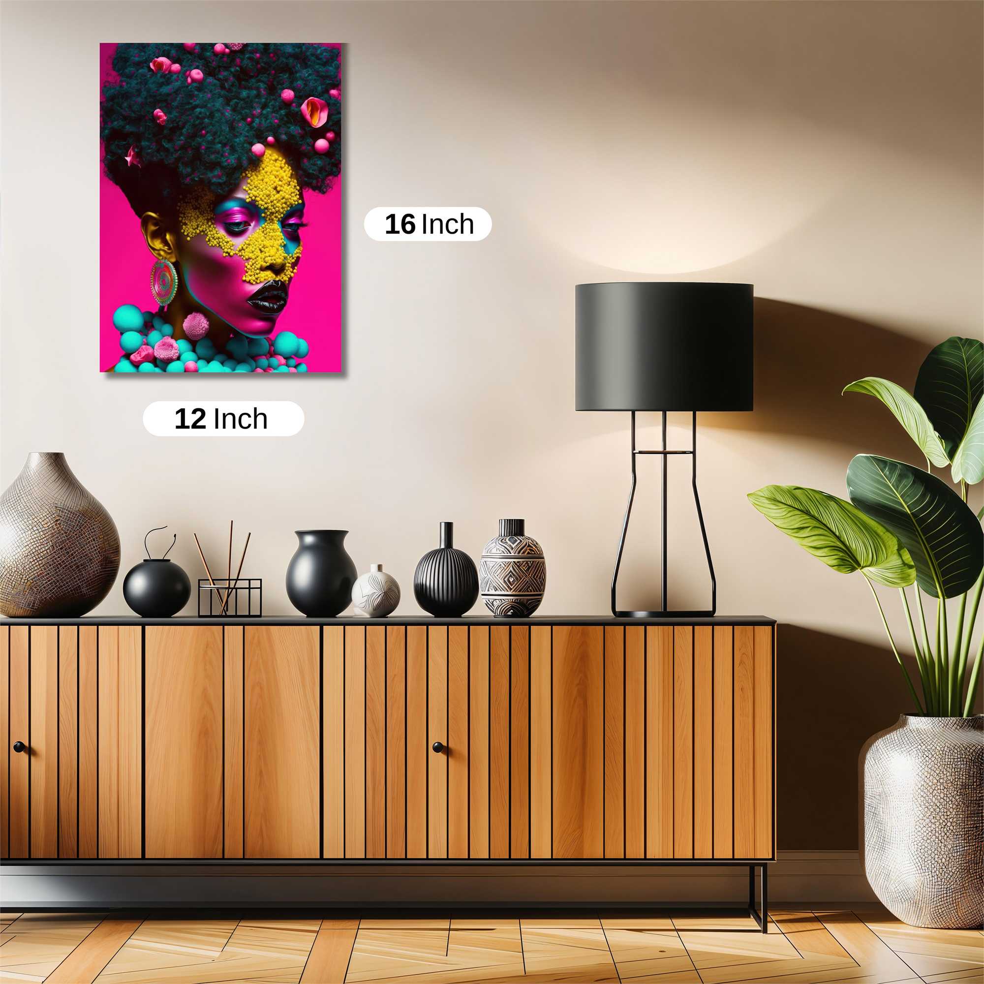 Afro Vibrance Safe Wall Magnetic / M