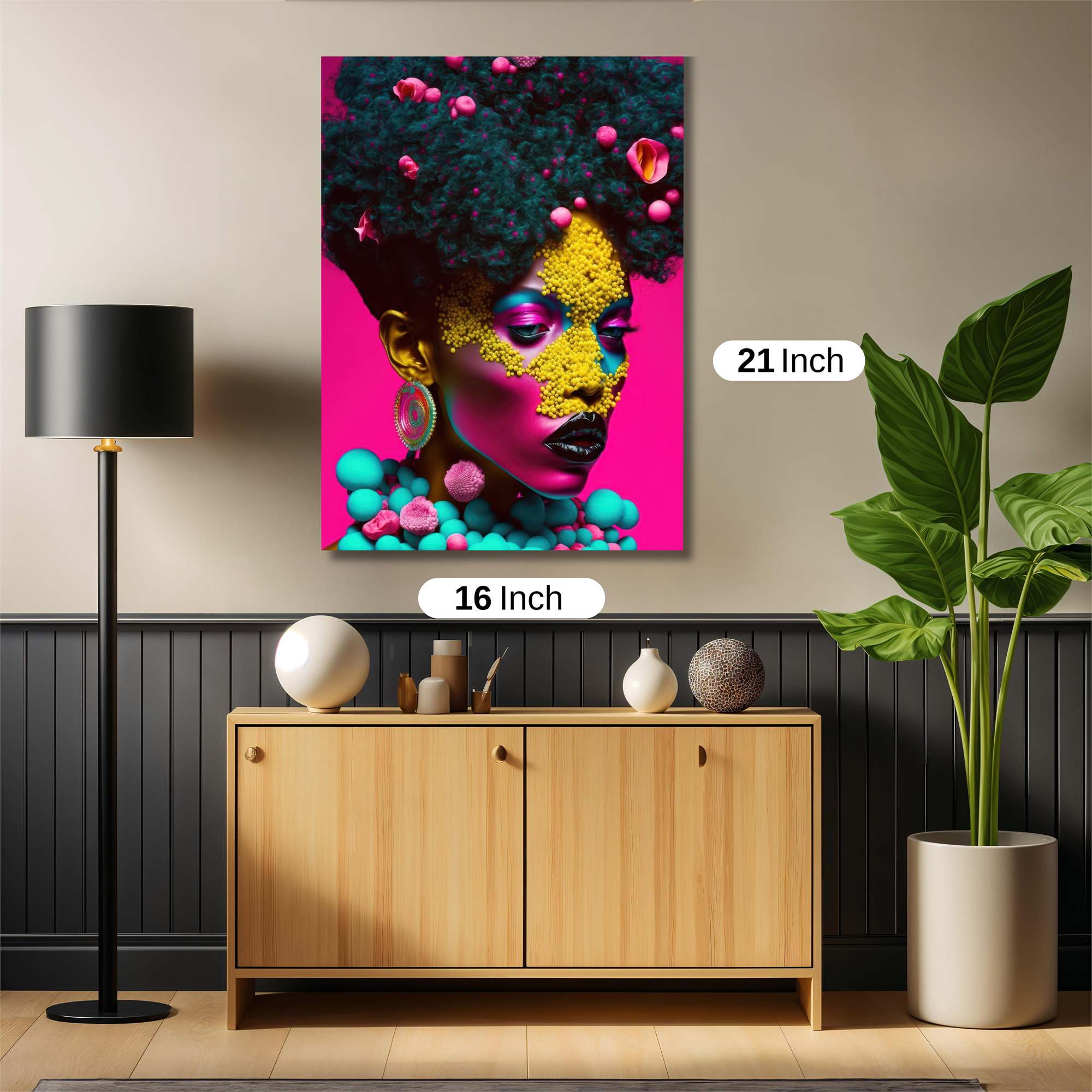 Afro Vibrance Safe Wall Magnetic / M