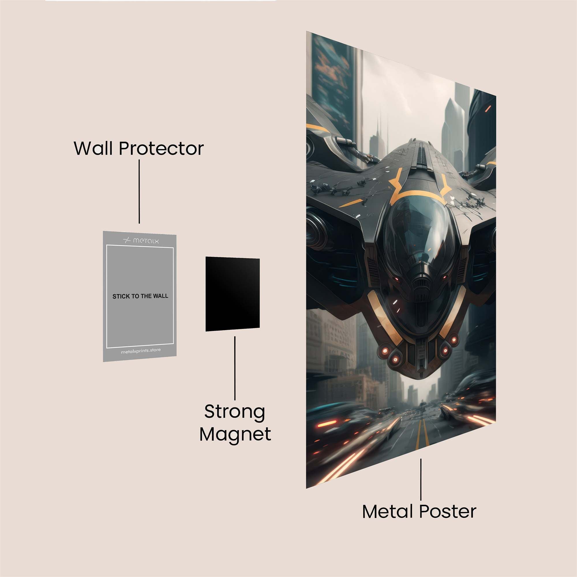 SkyGuardian Safe Wall Magnetic / M