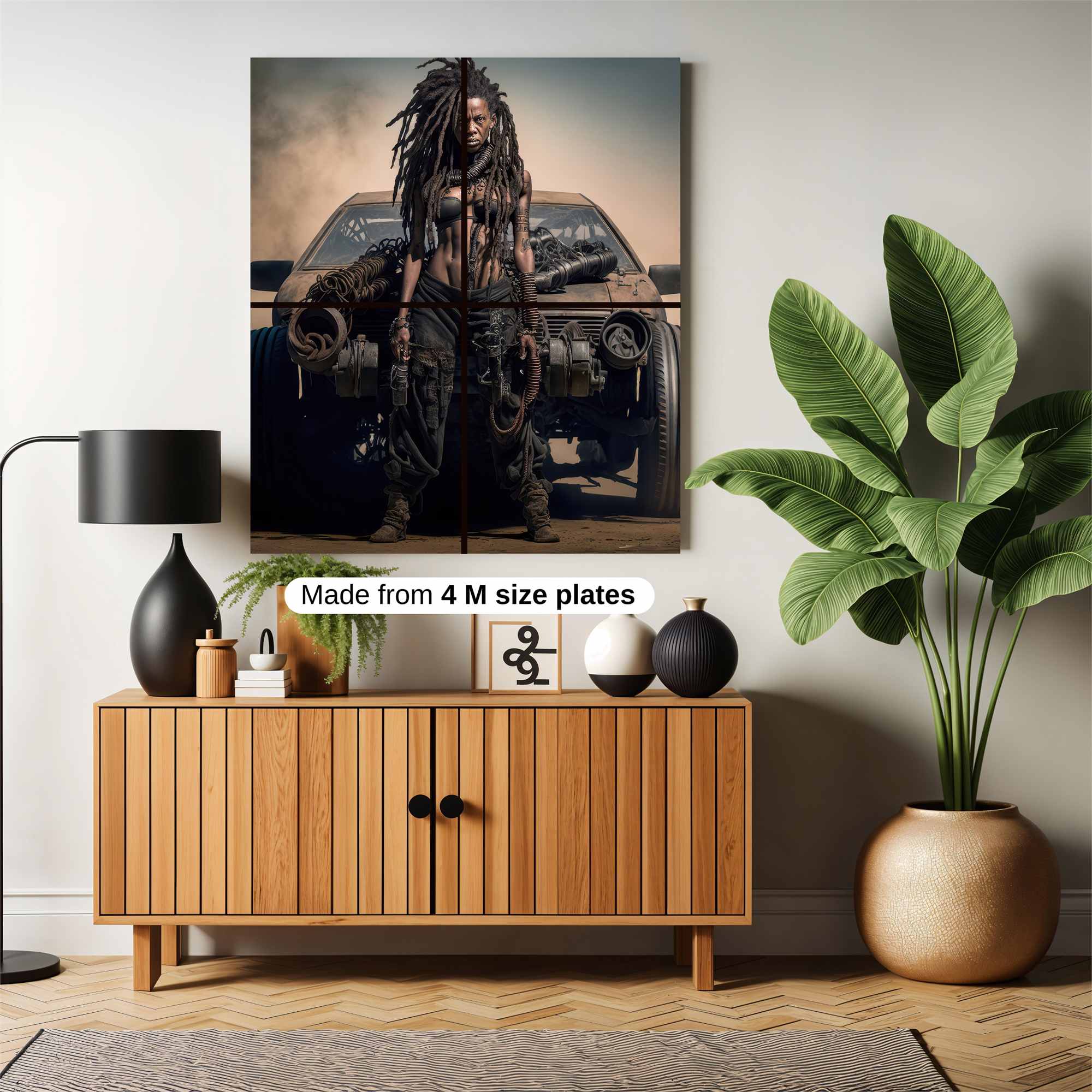 Wasteland Warrior Safe Wall Magnetic / M