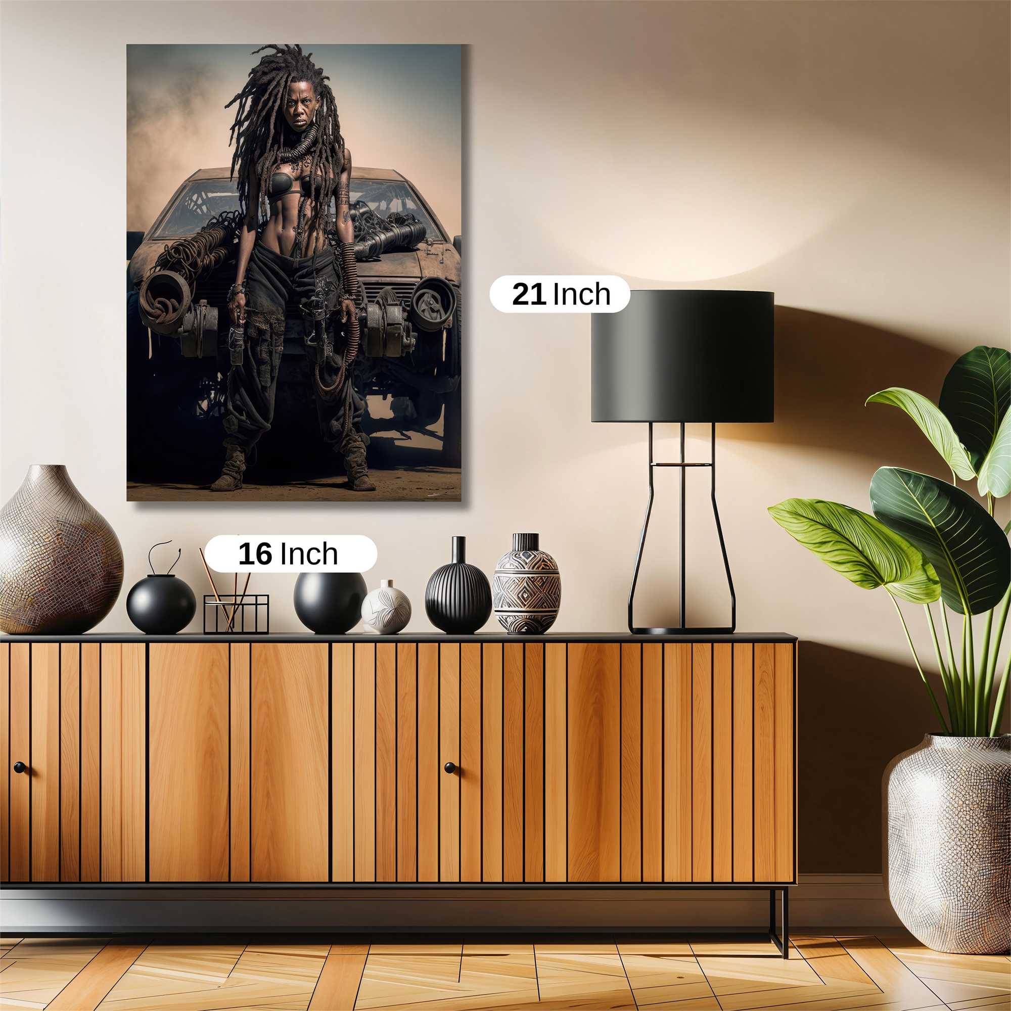 Wasteland Warrior Safe Wall Magnetic / M