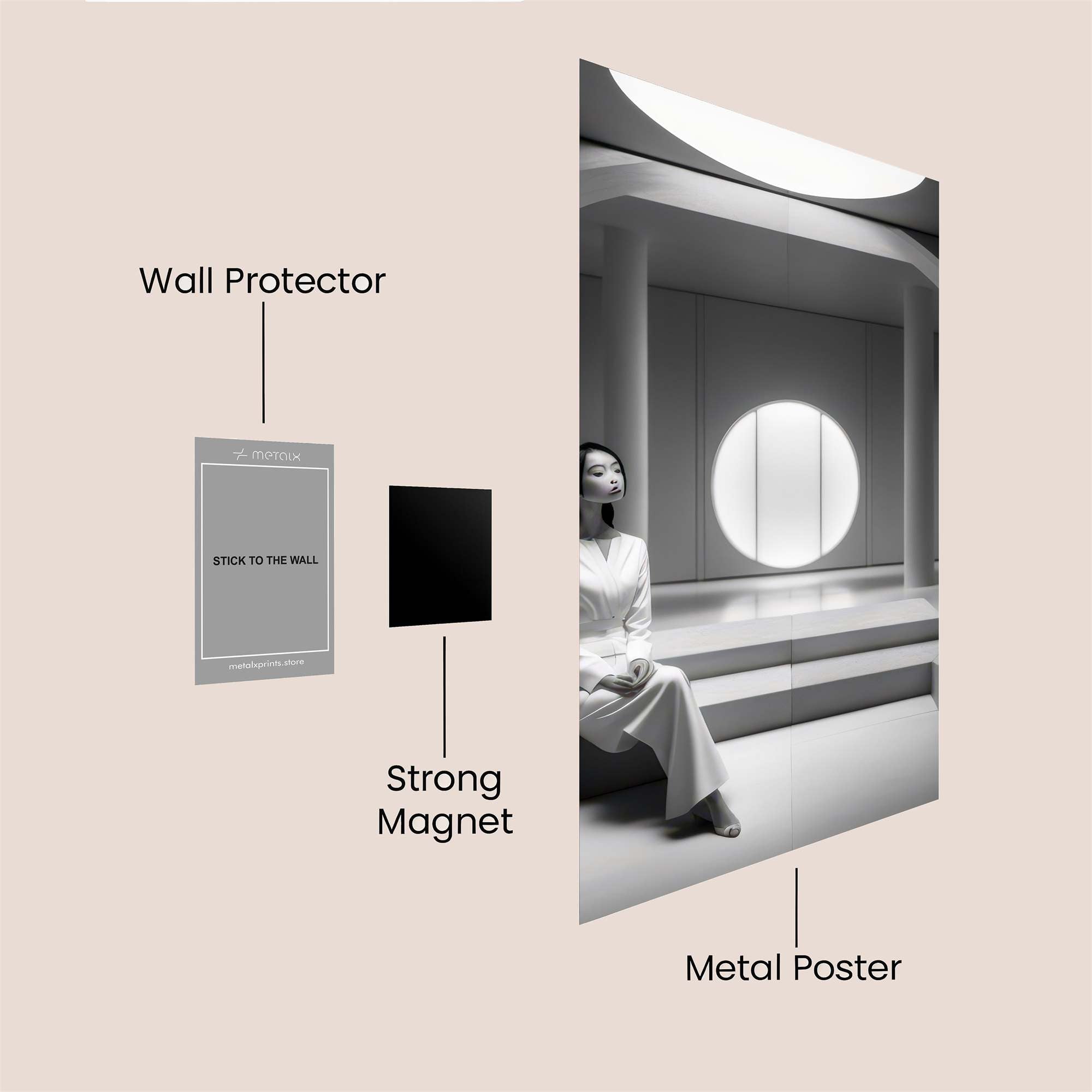 Serenity Sphere Safe Wall Magnetic / M
