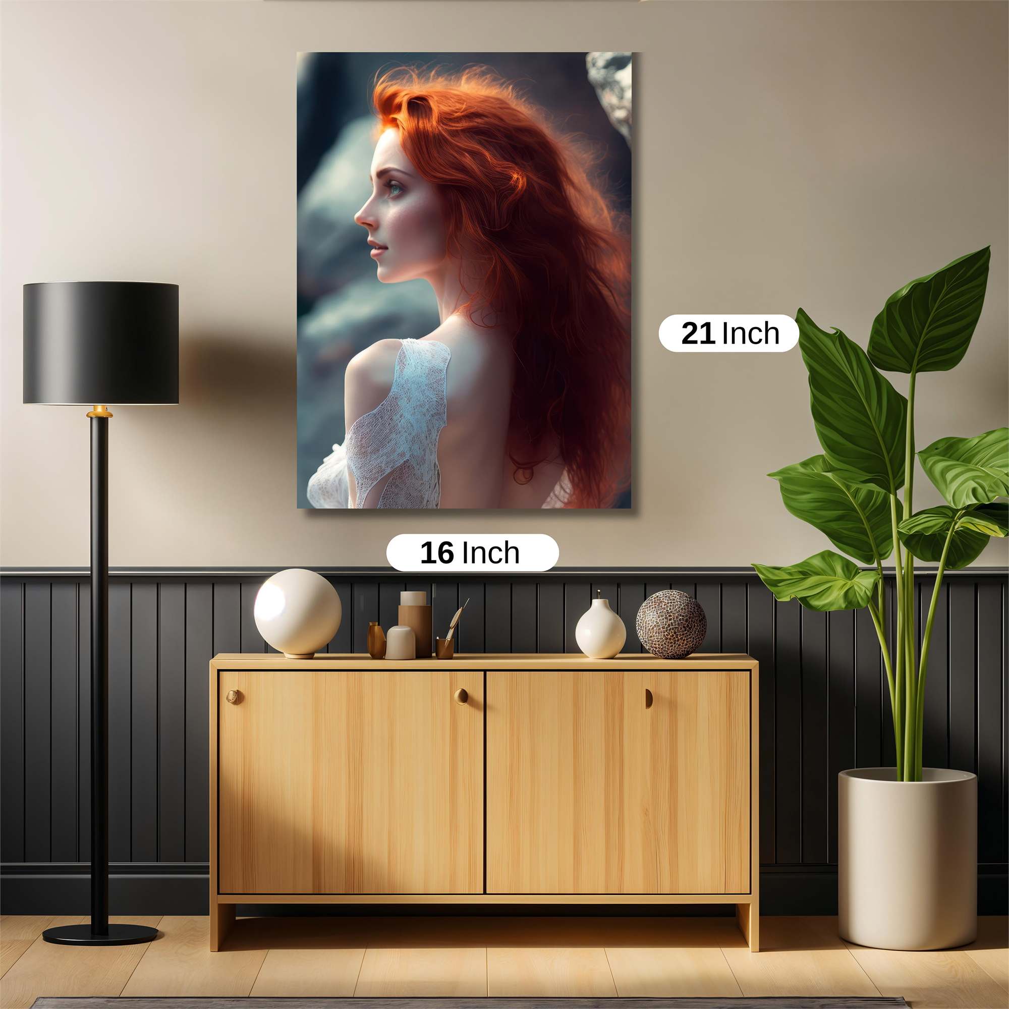 Mermaid Serenity Safe Wall Magnetic / M