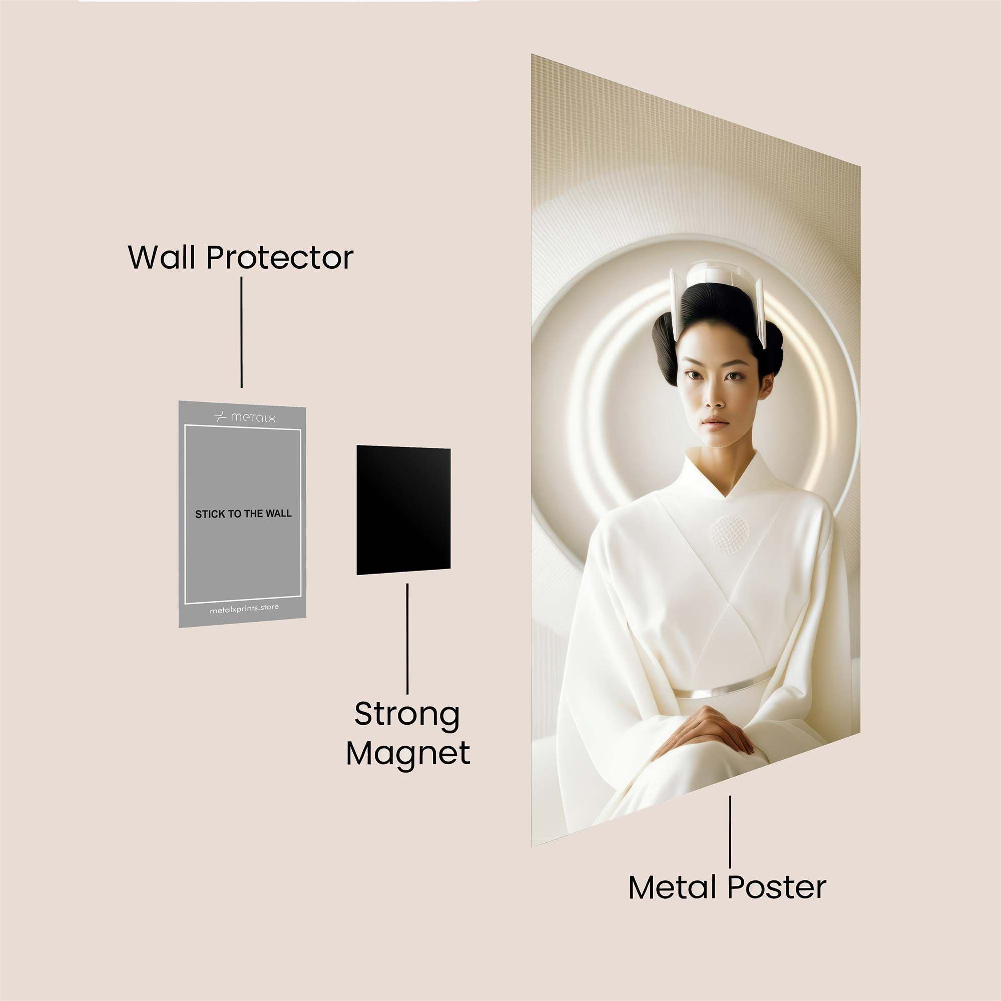 Geisha Serenity Safe Wall Magnetic / M