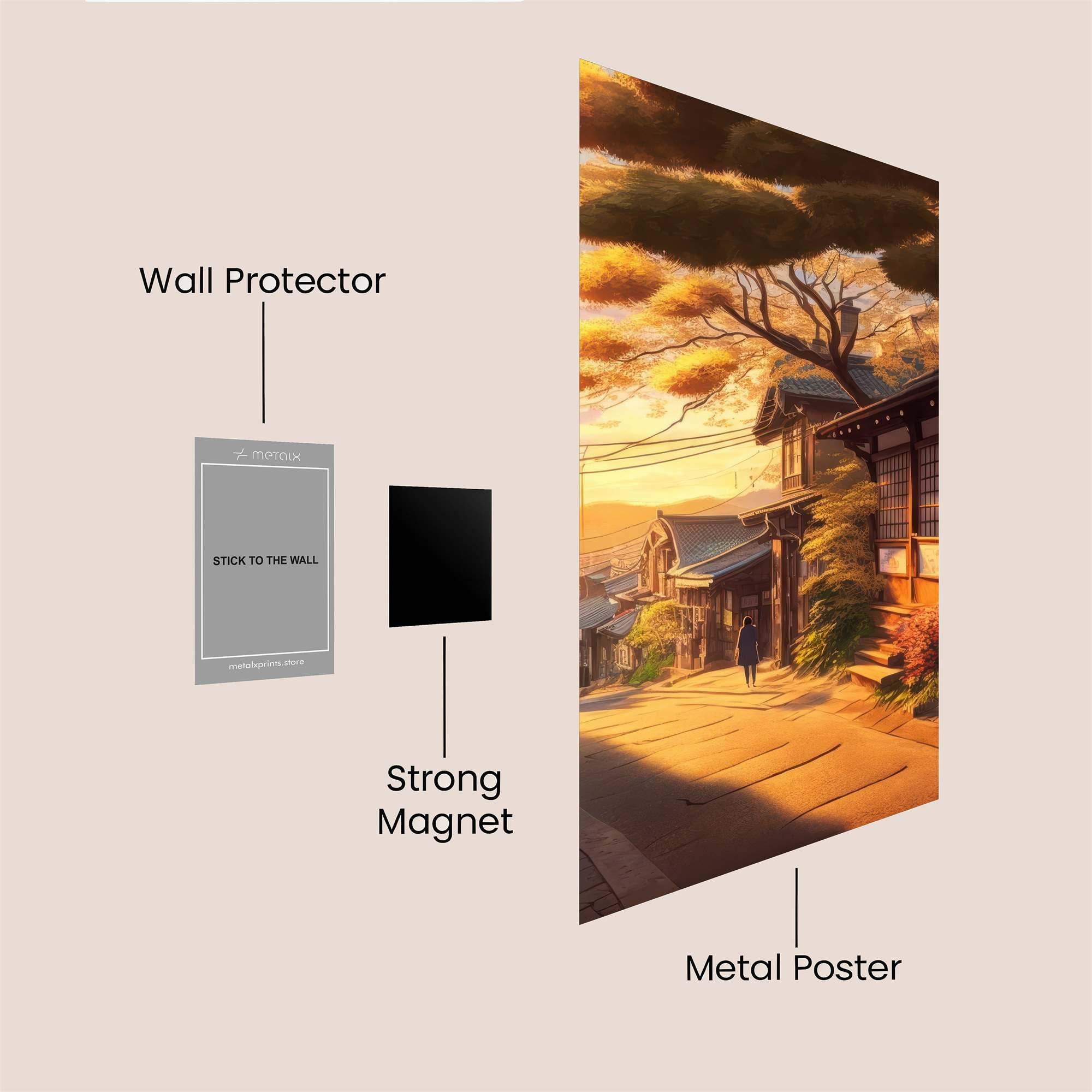 Sunset Serenity Safe Wall Magnetic / M