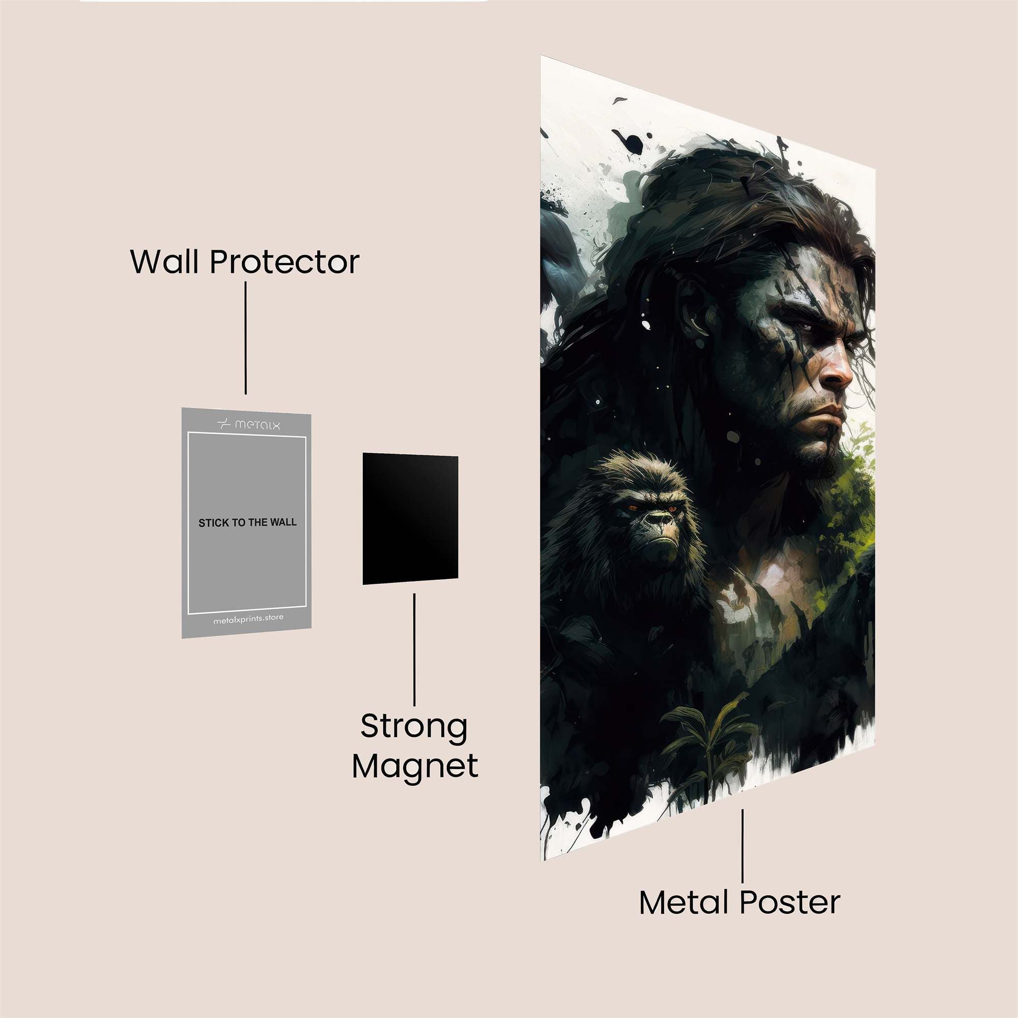 Tarzan Untamed Safe Wall Magnetic / M